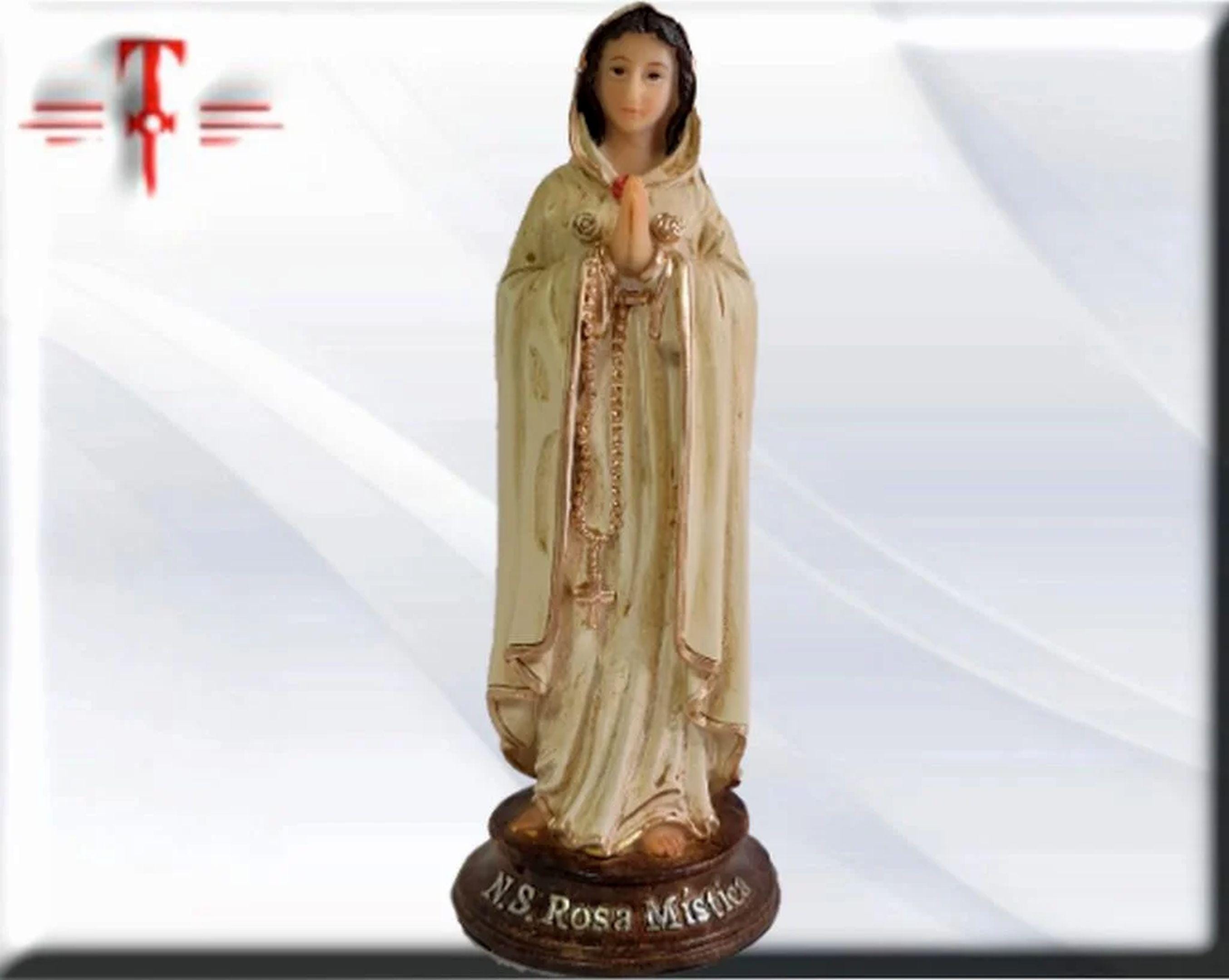 Estatua religiosa Rosa Mística , virgenes y santos catolicos - Imagen 4