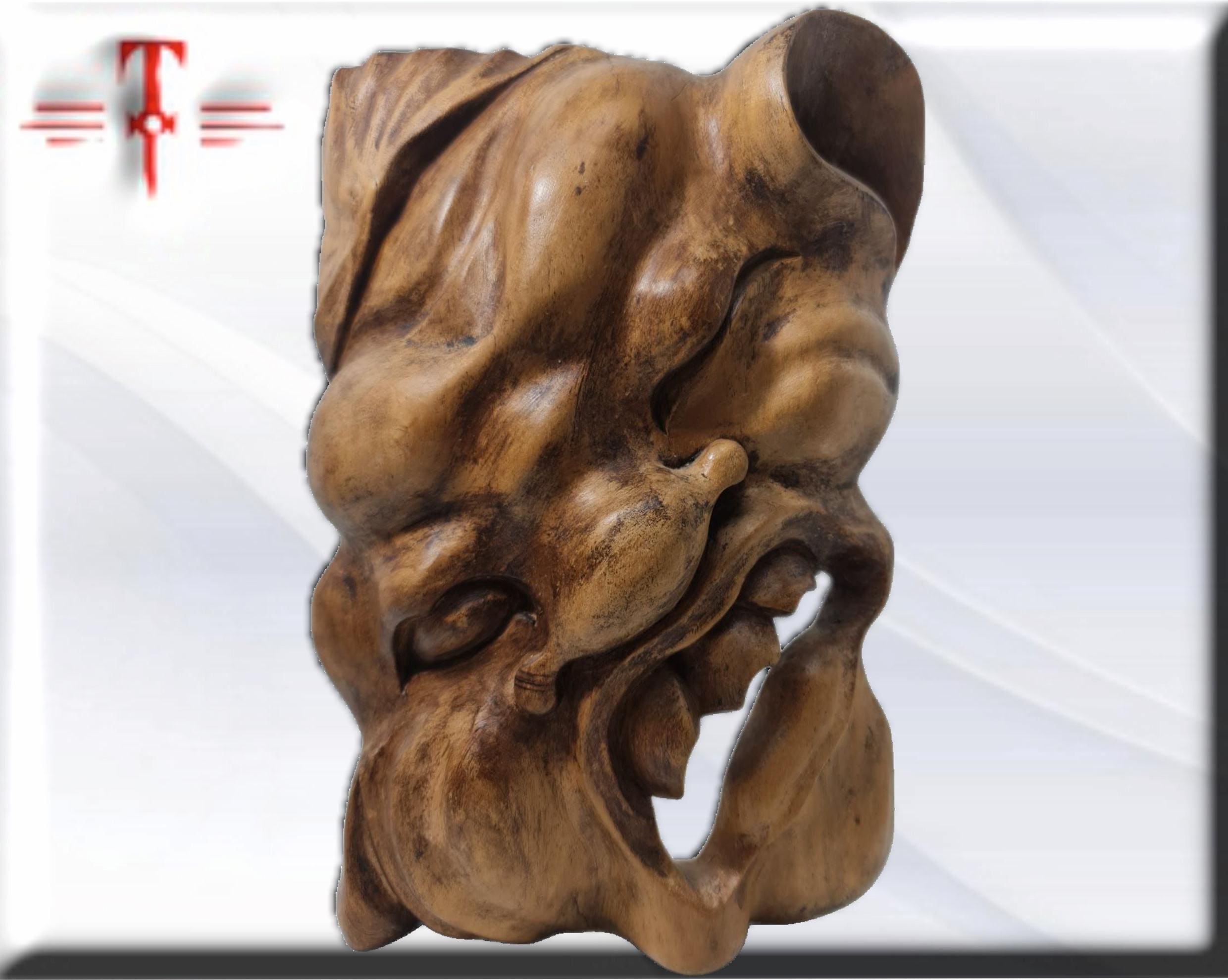 Máscara de Rostro Tradicional – Pieza Única de Arte Africano de Colección - Imagen 2
