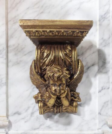 Mensula dorada para santo , Santos y Vírgenes católicos , productos Religiosos