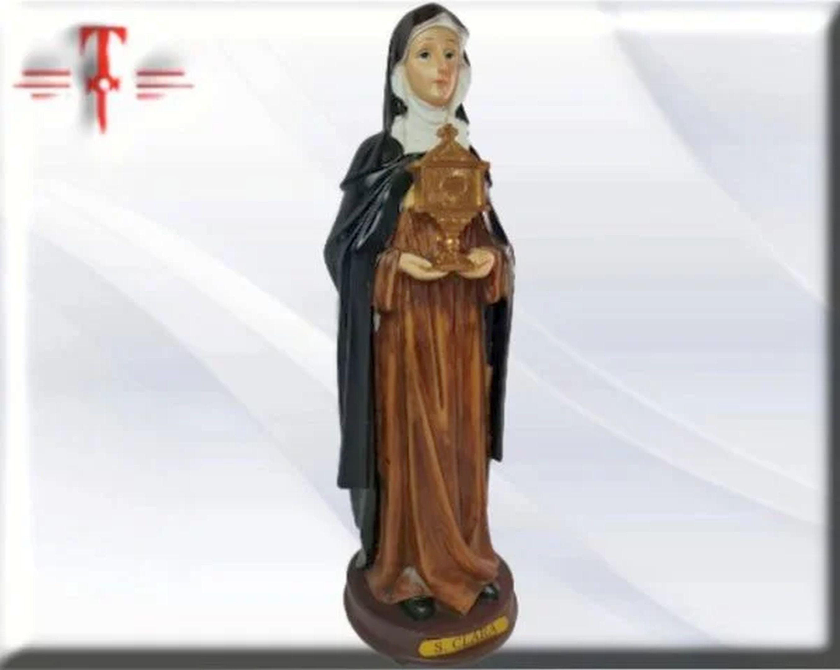Santa Clara , Santos y Vírgenes católicos , productos Religiosos - Imagen 4