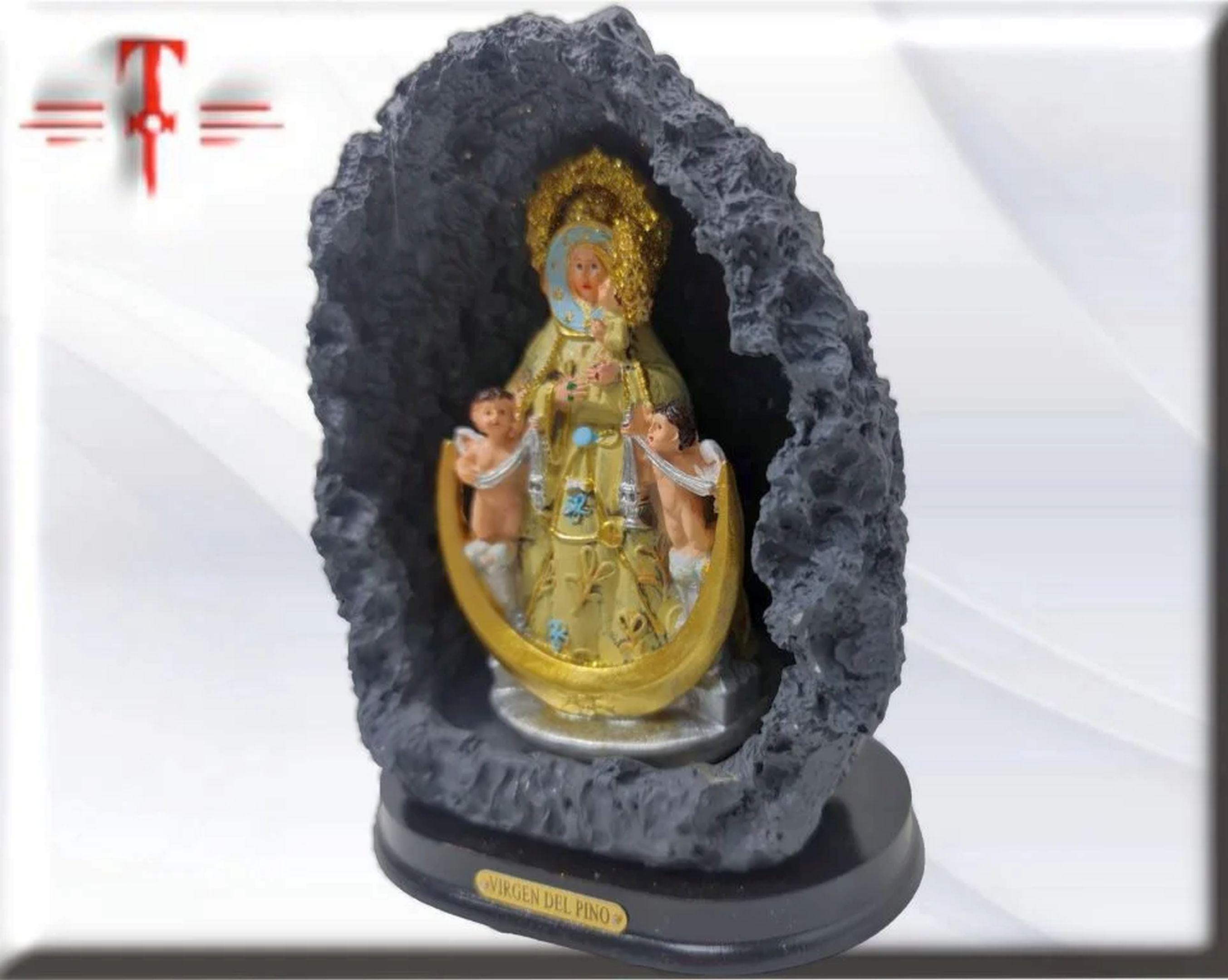 Virgen del Pino en cueva , Santos y Vírgenes católicos , productos Religiosos - Image 2