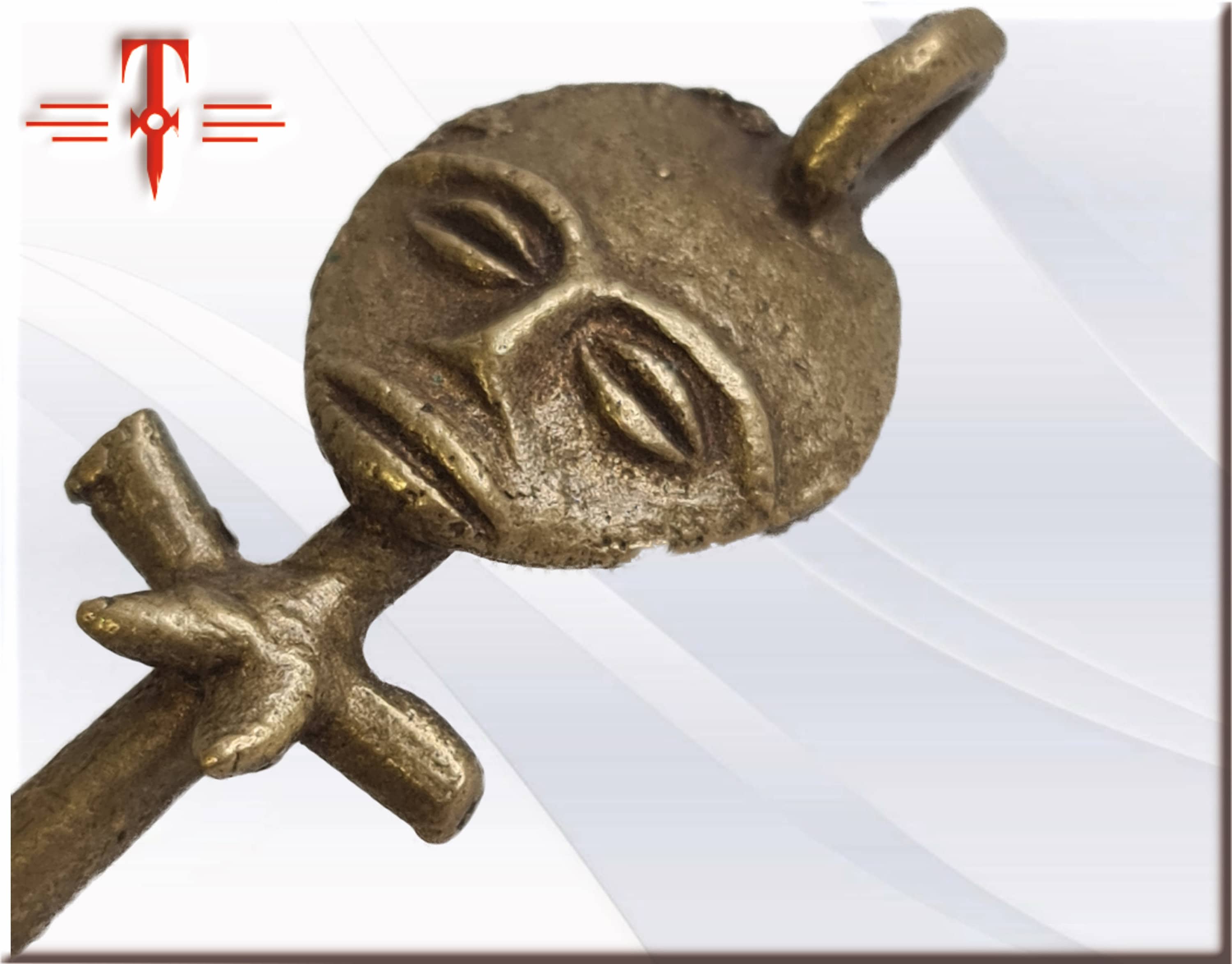 Amuleto Ashanti Akwaba Ghana fertilidad Amuletos Africanos - Imagen 5