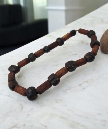 African Ikin Iroko Necklace, Protection, Vodun secrets, traditional African art