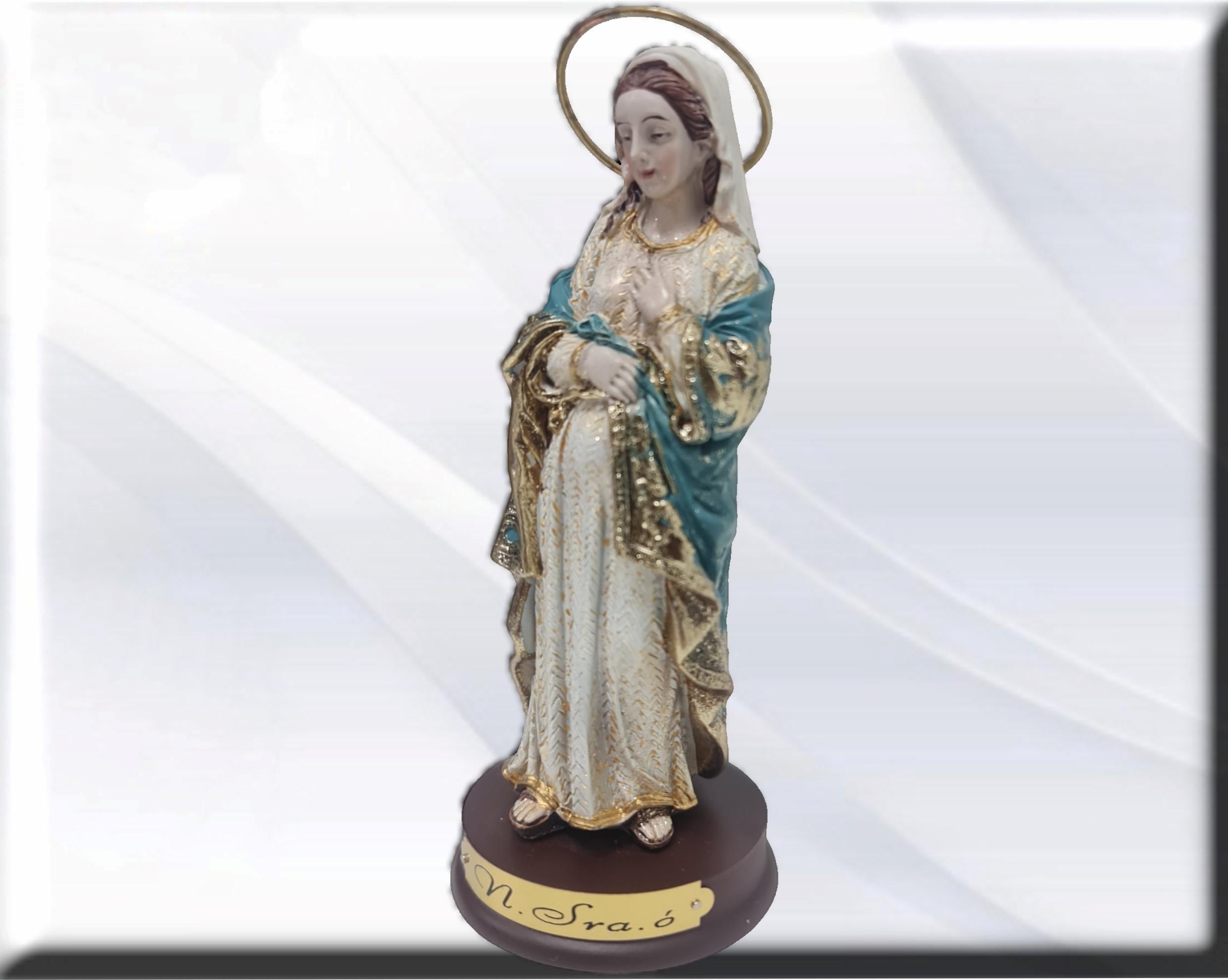 Nuestra Sra. de la O , Santos y Vírgenes católicos , productos Religiosos - Imagen 3