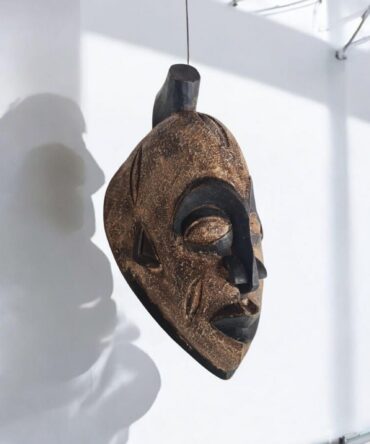 Antigua mascara Luba Congo arte africano