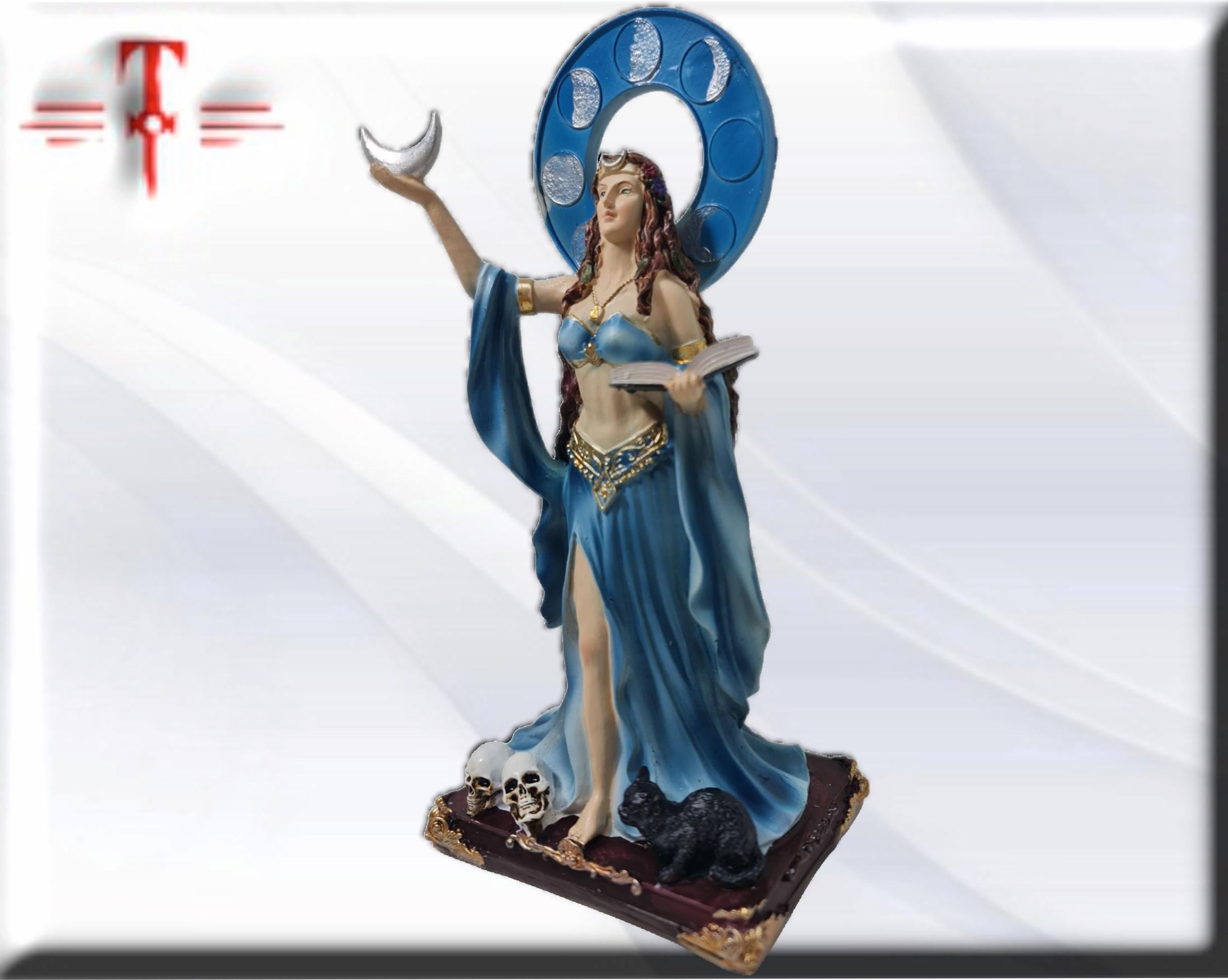 Estatua Aradia , dioses mitologicos , articulos esotéricos y religiosos , pintado a mano - Imagen 2