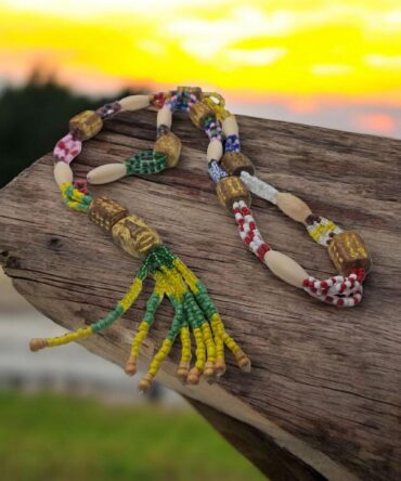Collar Ogbe Yonó Haya - Babalawo - Santeria Palo Mayombe