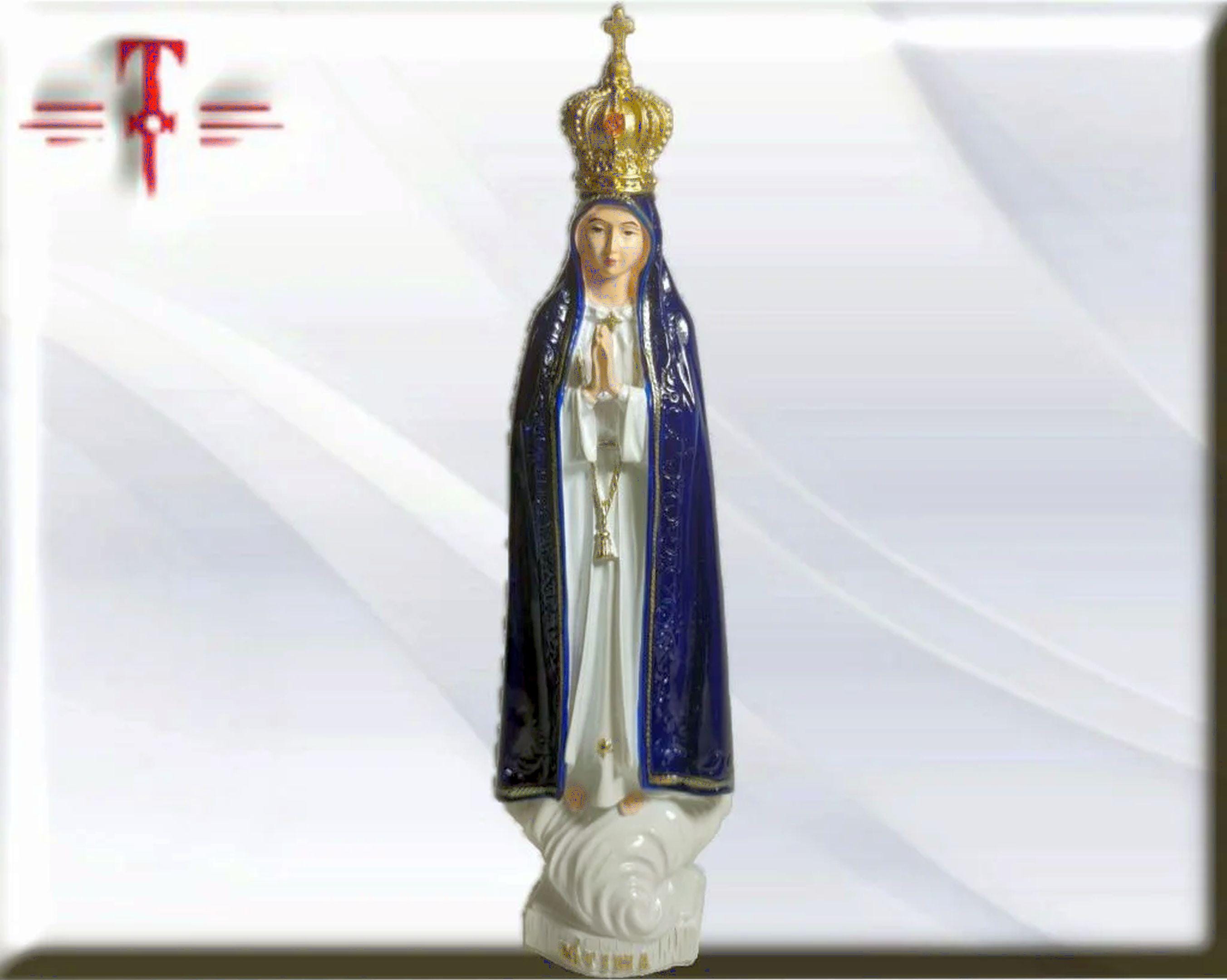 Virgen de Fátima manto azul , Santos y Vírgenes católicos , productos Religiosos - Image 2