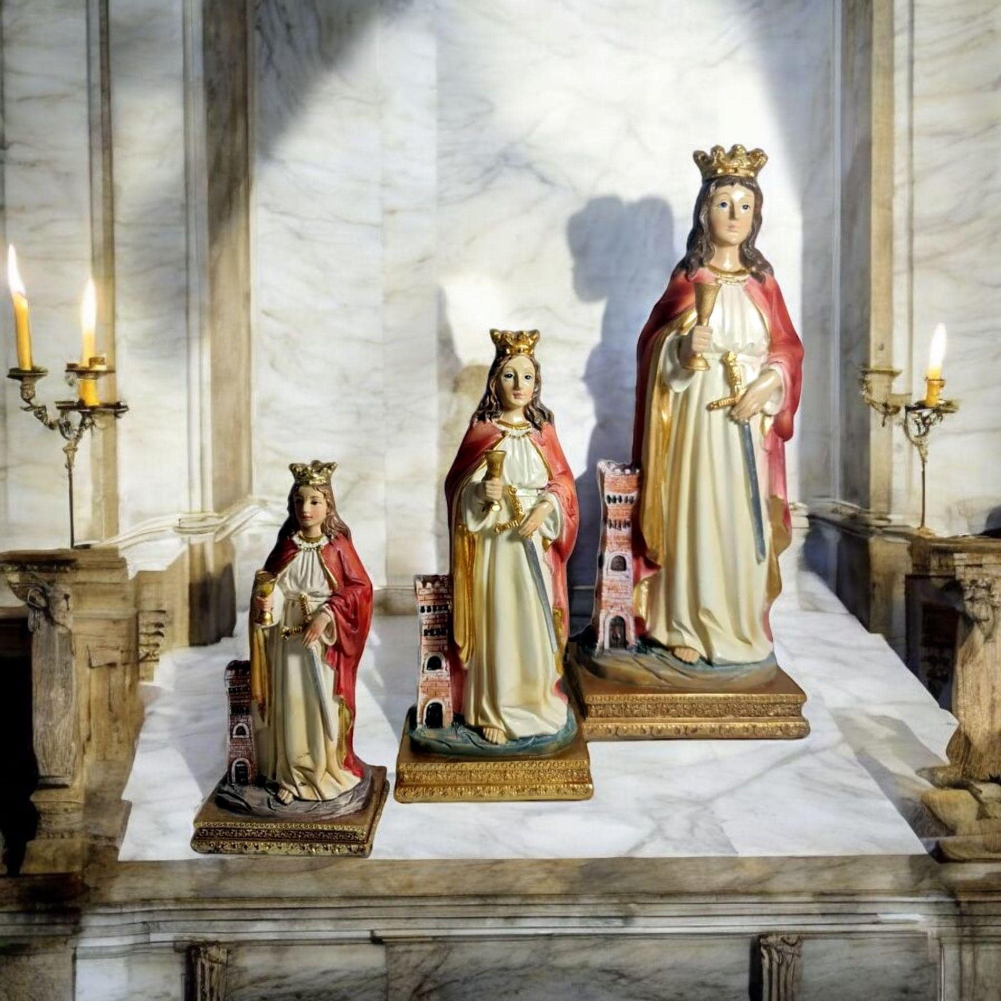 Santa Barbara , Santos y Vírgenes católicos , productos Religiosos