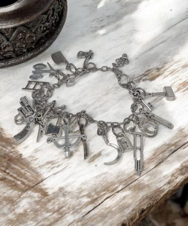 Achabá pulsera con las 21 piezas de Oggun Ifá Santeria Palo Mayombe