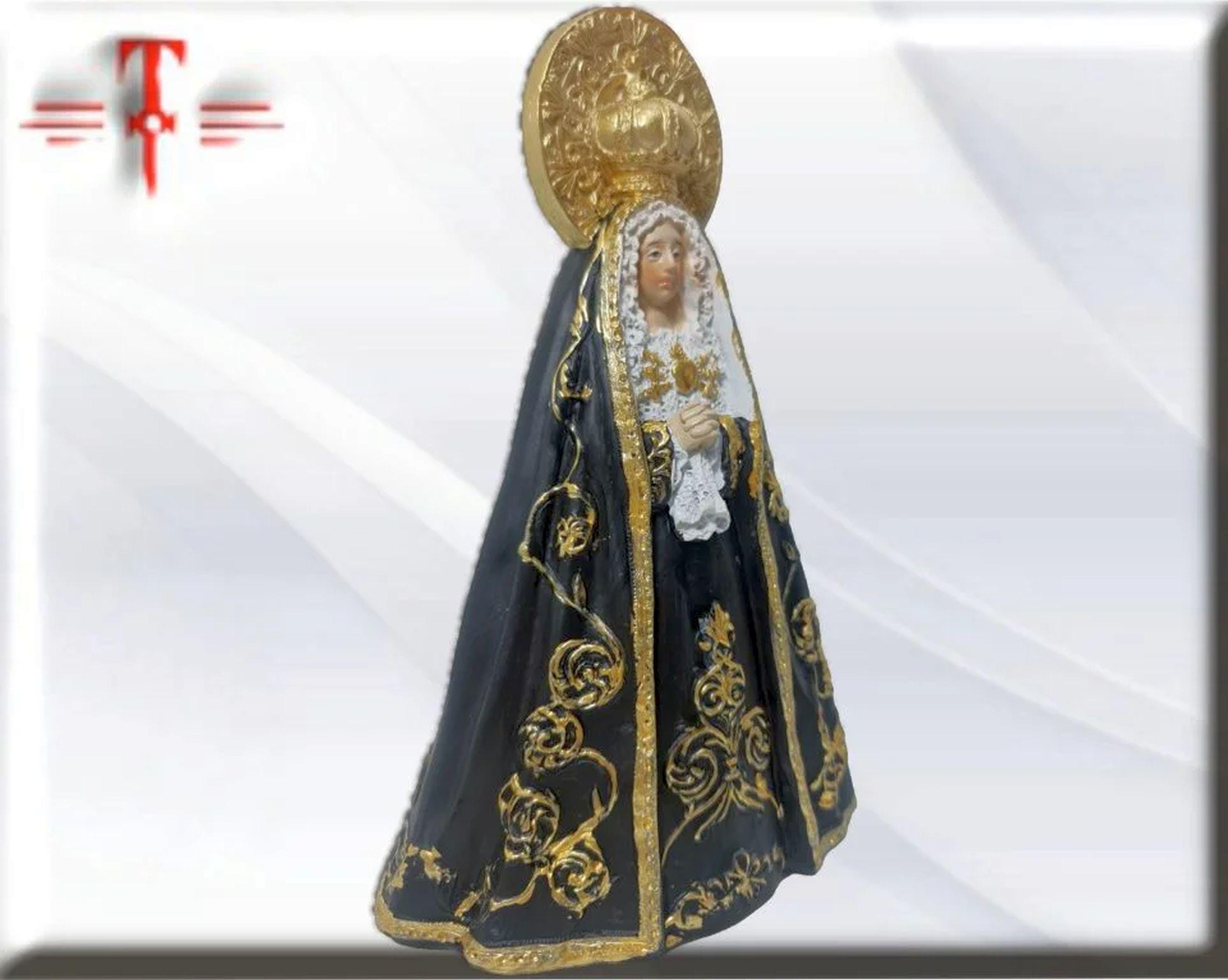Figura de la Virgen de Los Volcanes (Lanzarote) en Resina Premium – 21 cm , productos Religiosos - Image 4
