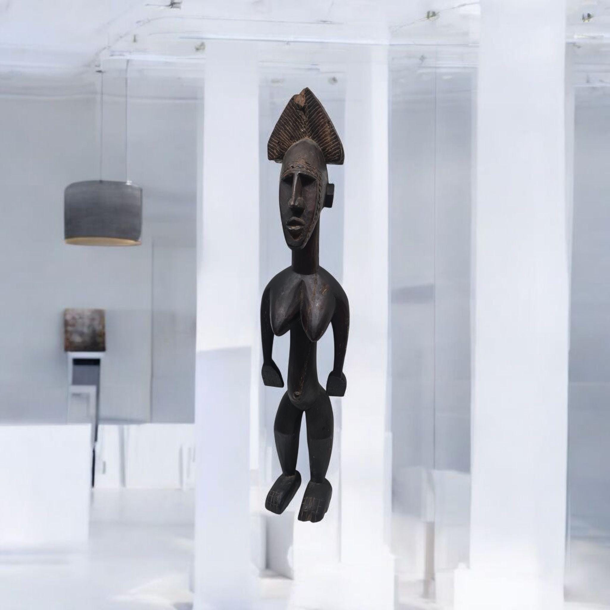 Fetiche africano Congo Tribal , arte Africano , Galería de arte , hecho a mano