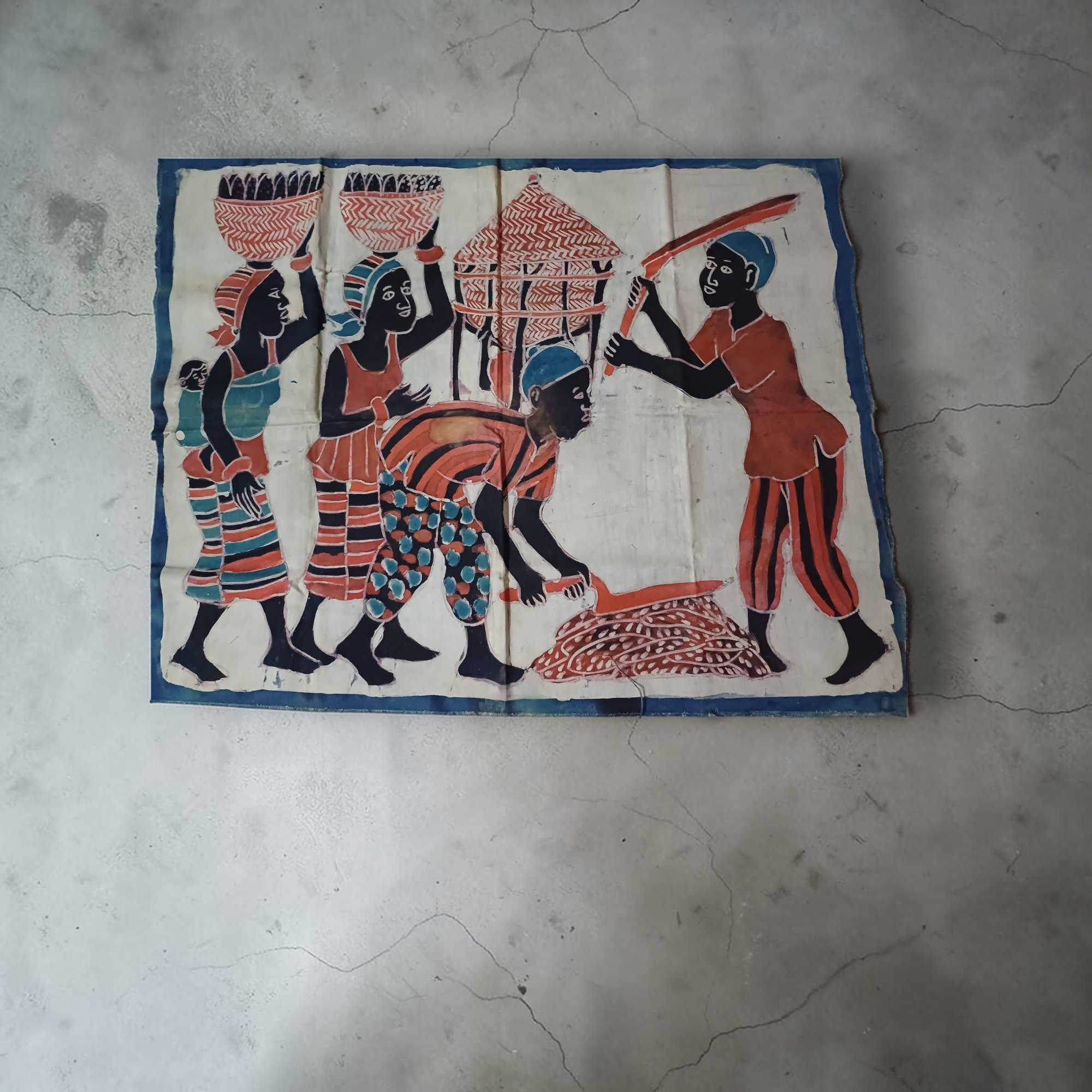 Tapiz artesanal Africano - Imagen 2