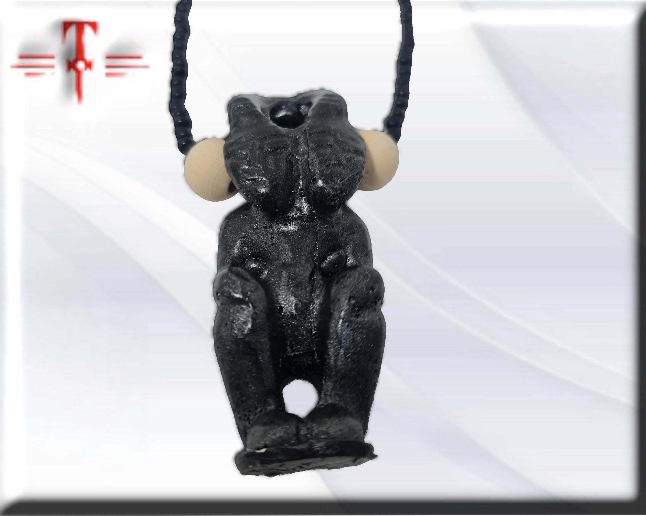 Egguns twins protection amulet Vodun ritualized pendant, secrets of the vodoun Fon, Contact with the egguns - Imagen 2