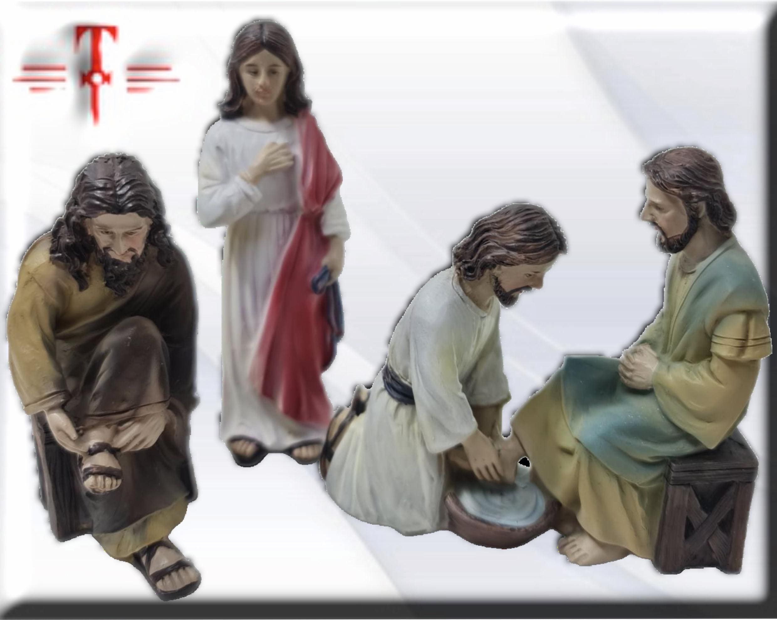 Lavatorio de los Pies . santos y virgenes catolicos , productos religiosos - Imagen 4