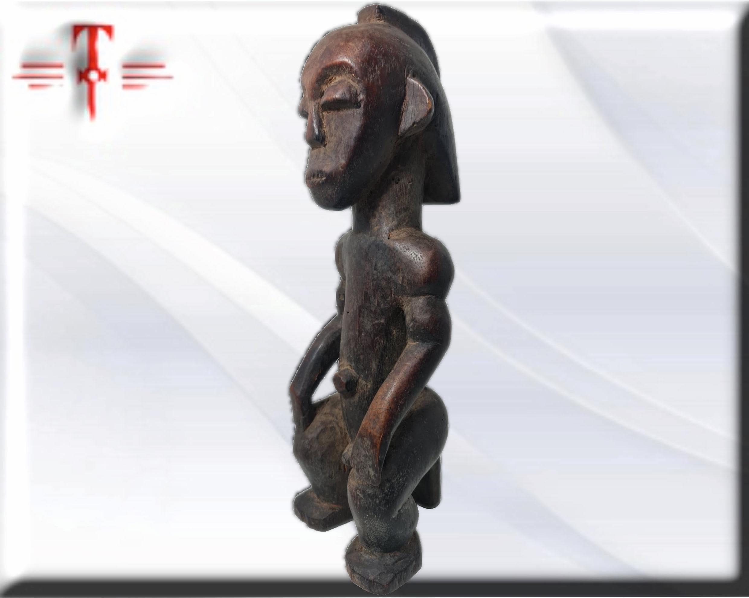 Fetiche africano Congo Tribal , arte Africano , Galería de arte , hecho a mano - Imagen 4