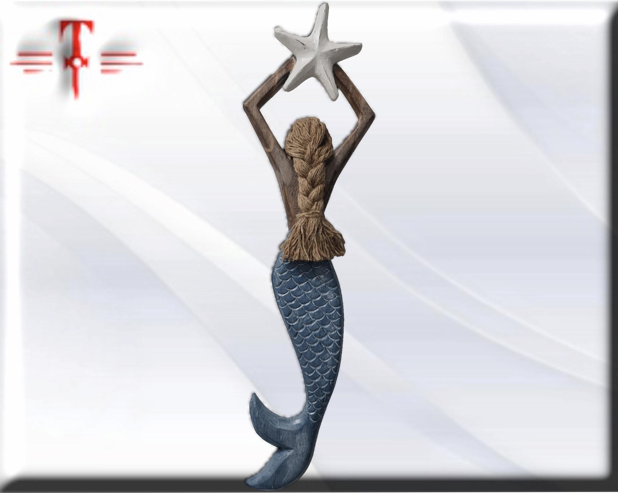 Sirena de Madera – Decoración Mística de Pared - Image 5
