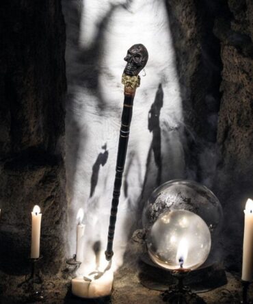 Bastón de carga Eggun , santería , Palo Mayombe , voodoo