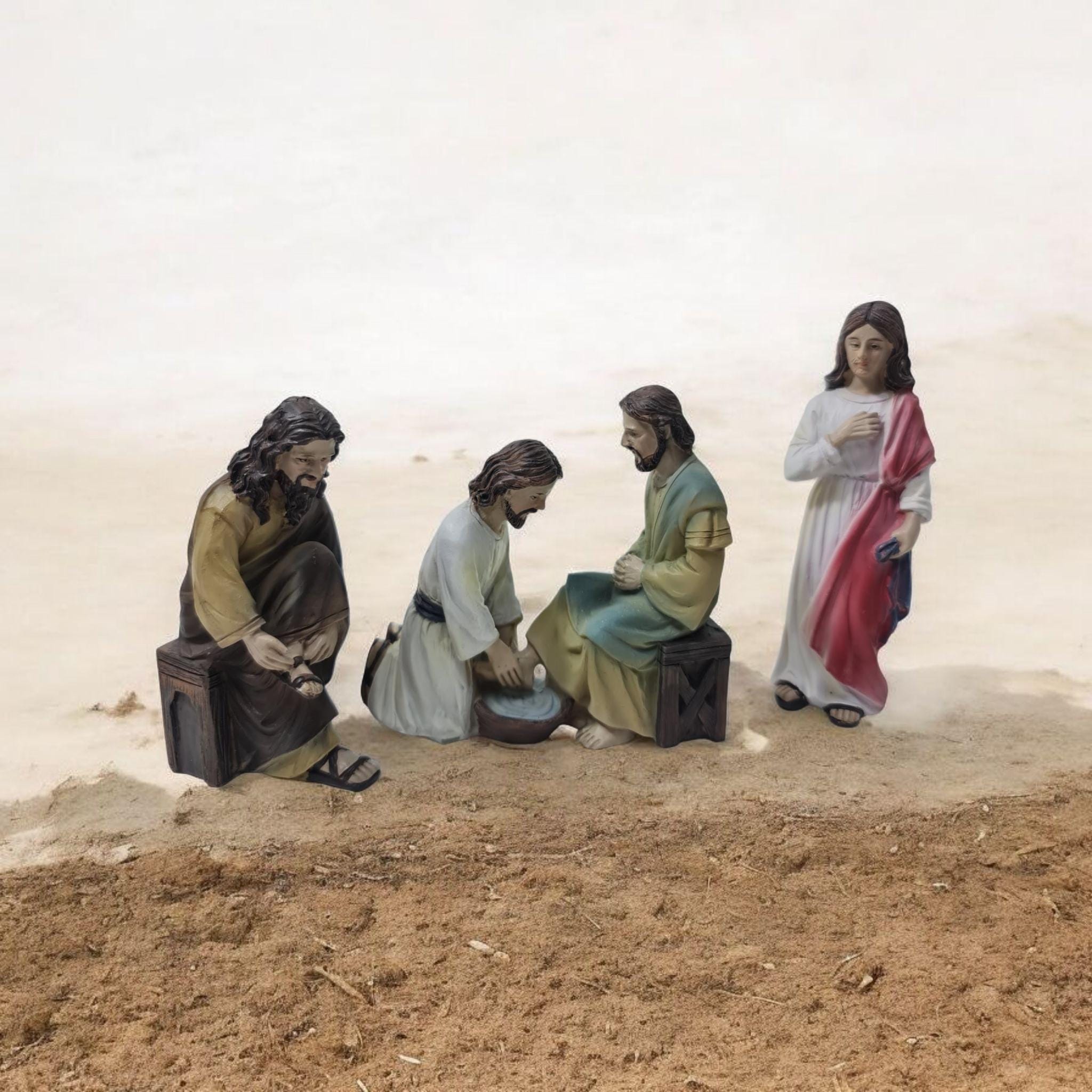 Lavatorio de los Pies . santos y virgenes catolicos , productos religiosos
