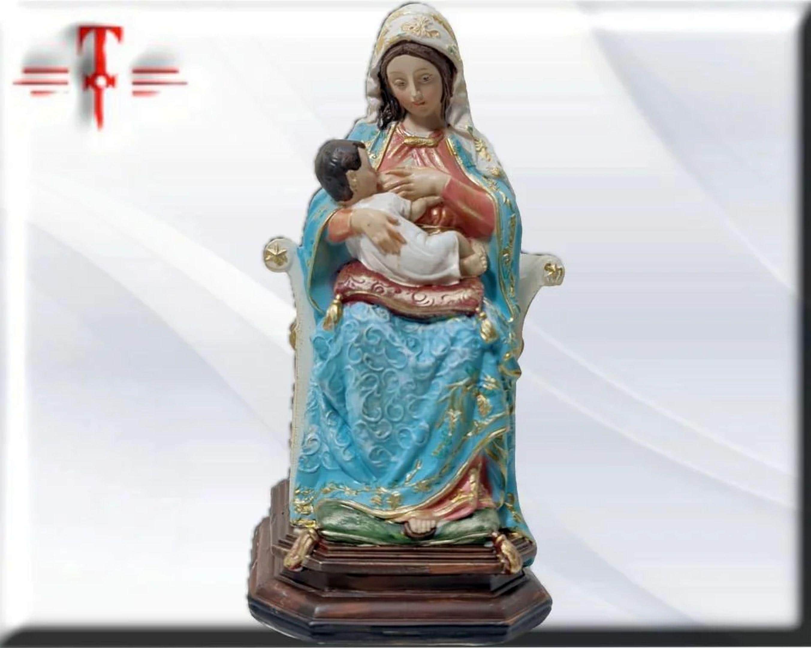 Figura de la Virgen de la Leche en Resina Premium – 15 cm, productos Religiosos - Image 3