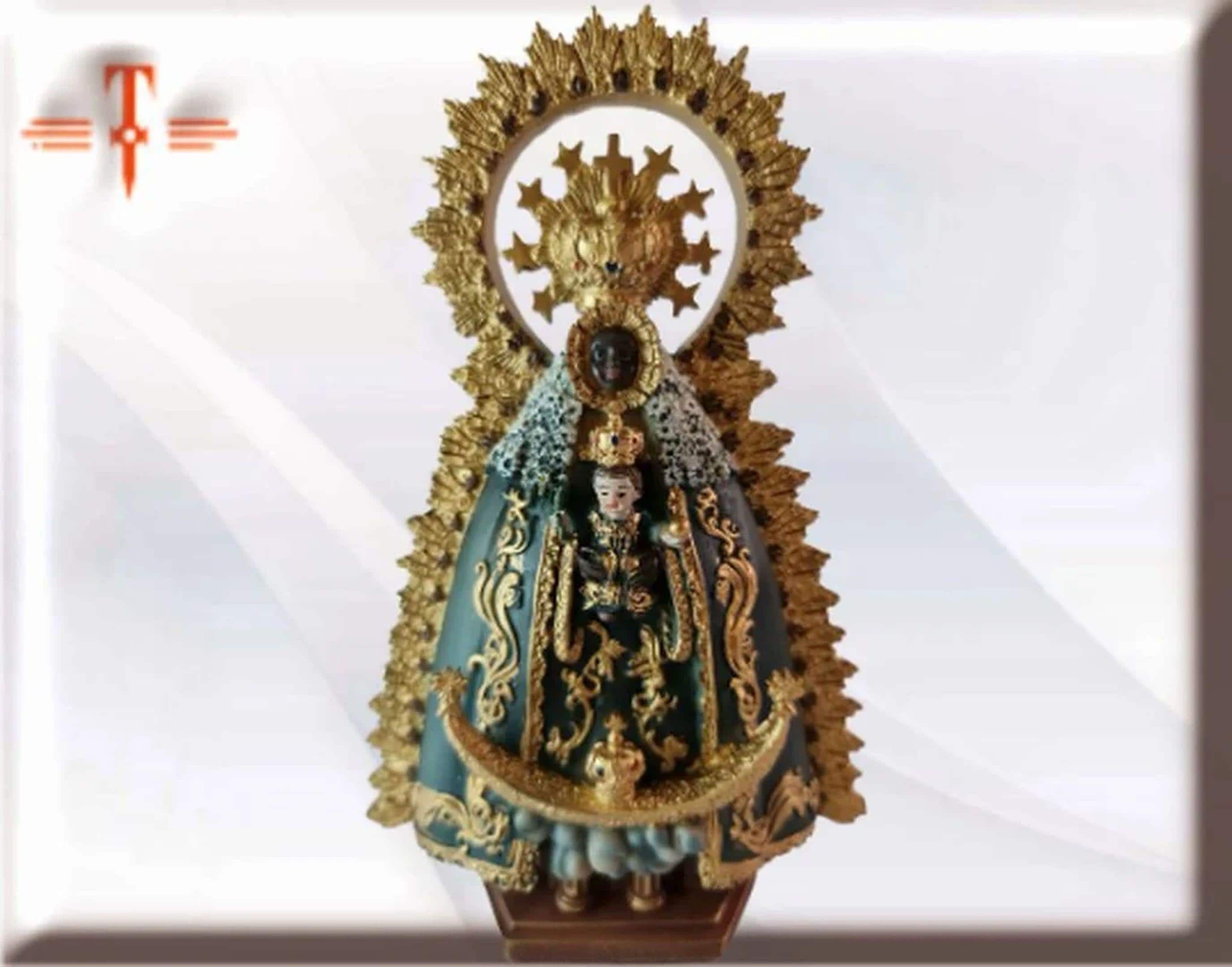 Figura de la Virgen de Regla en Resina Fina – 18 cm, Santos y Vírgenes católicos , productos Religiosos - Image 3