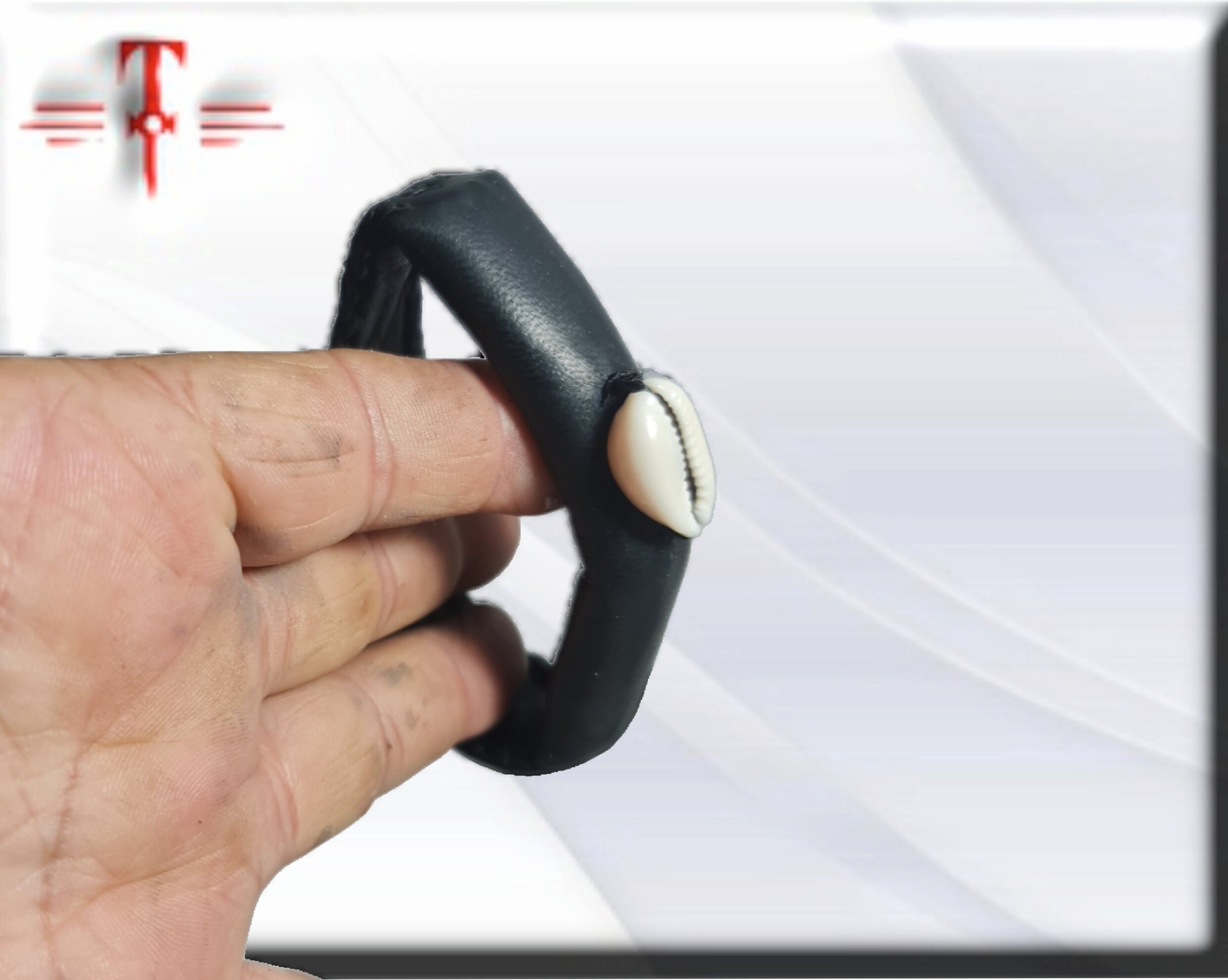 Brazalete de Protección de cuero , secretos del vudú africano - Imagen 4