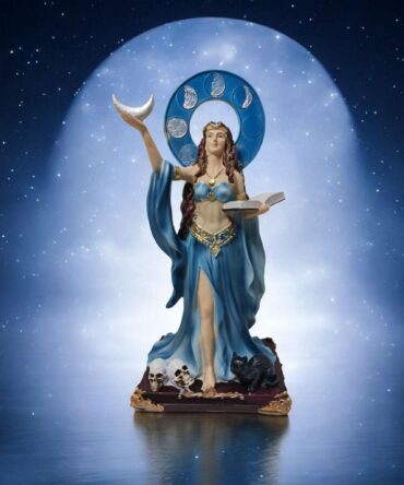 Estatua Aradia , dioses mitologicos , articulos esotéricos y religiosos , pintado a mano