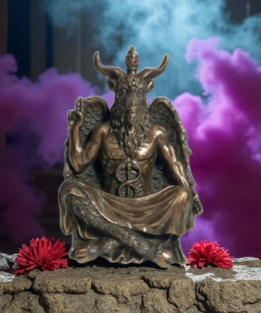 Escultura Baphomet 12cm