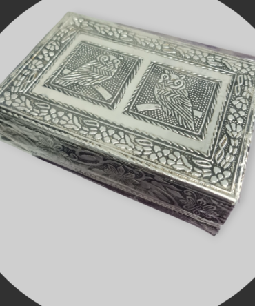 Caja Buhos estampado metal 15cm