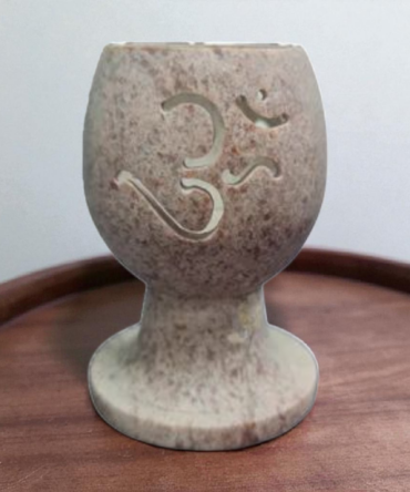 Porta velas Om