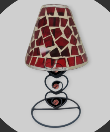 Portavelas mosaico