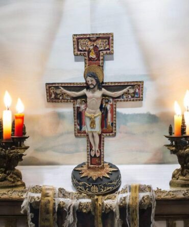 Crucifijo Cruz San Damian  . Catholic Saints and Virgins, Religious products,