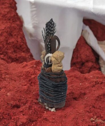 Fetiche de Amarre , secretos del Vodoun africano , arte africano