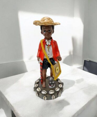 Estatua Niño Elegguá , santeria orisha yoruba , religion