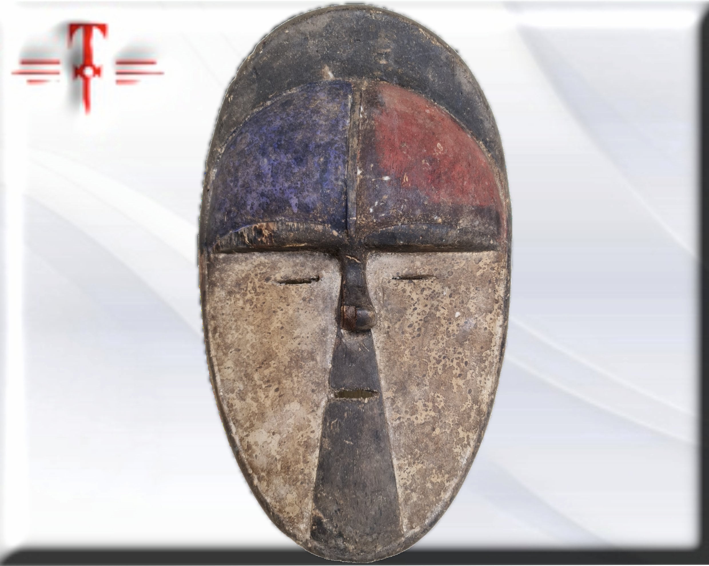 Antigua Máscara Dan (Liberia) – Principios del Siglo XX (32 cm) - Imagen 4