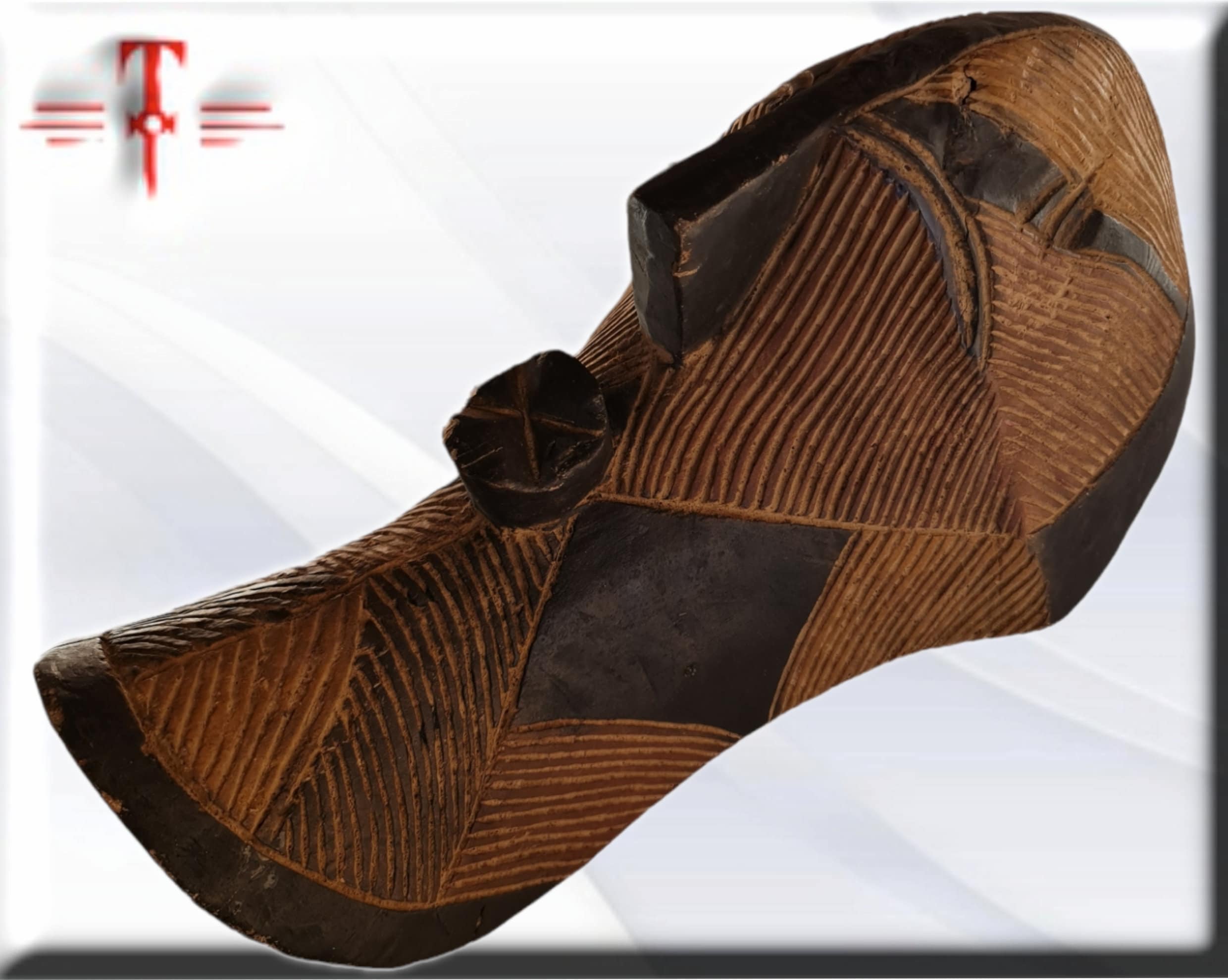 Máscara Antigua Songye (Congo) – Arte Africano de Galería - Imagen 2