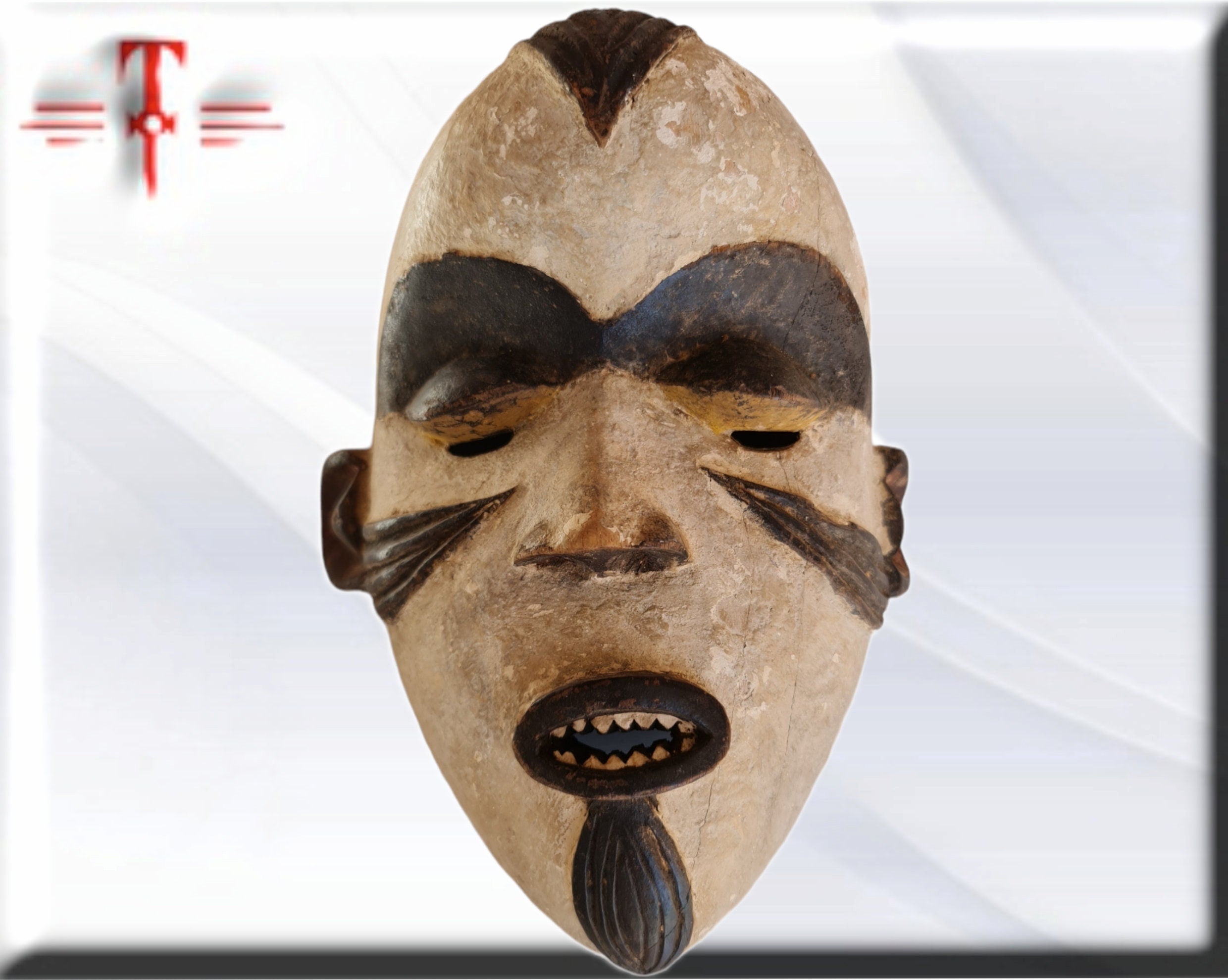 Máscara Antigua Igbo (Nigeria) – Arte Africano Tribal de Galería - Imagen 5