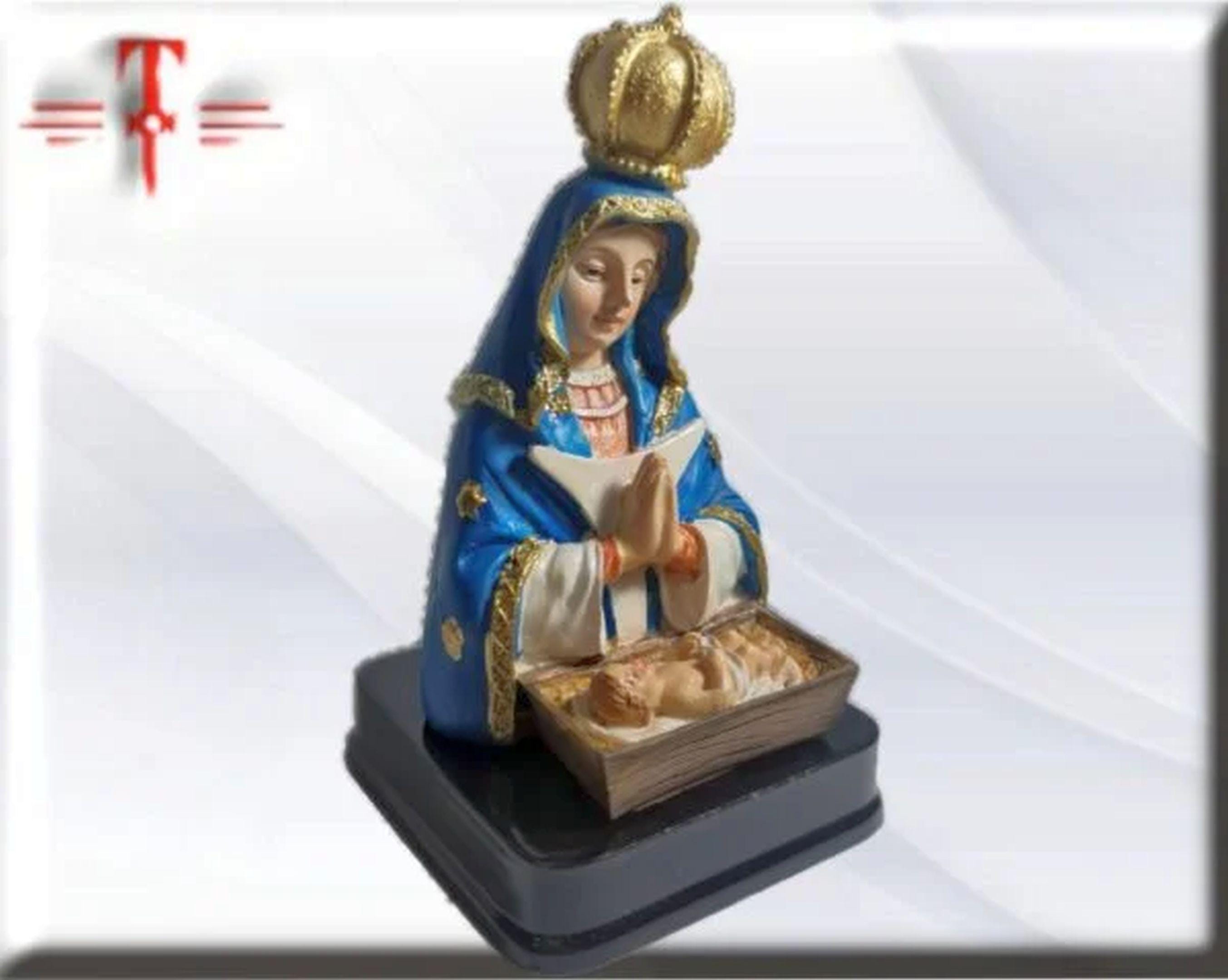 Figura de la Virgen de Altagracia en Resina , Santos y Vírgenes católicos , productos Religiosos - Image 4