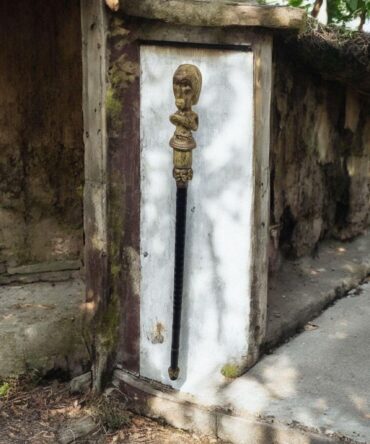 Bastón de carga Eggun  , santería , Palo Mayombe , voodoo