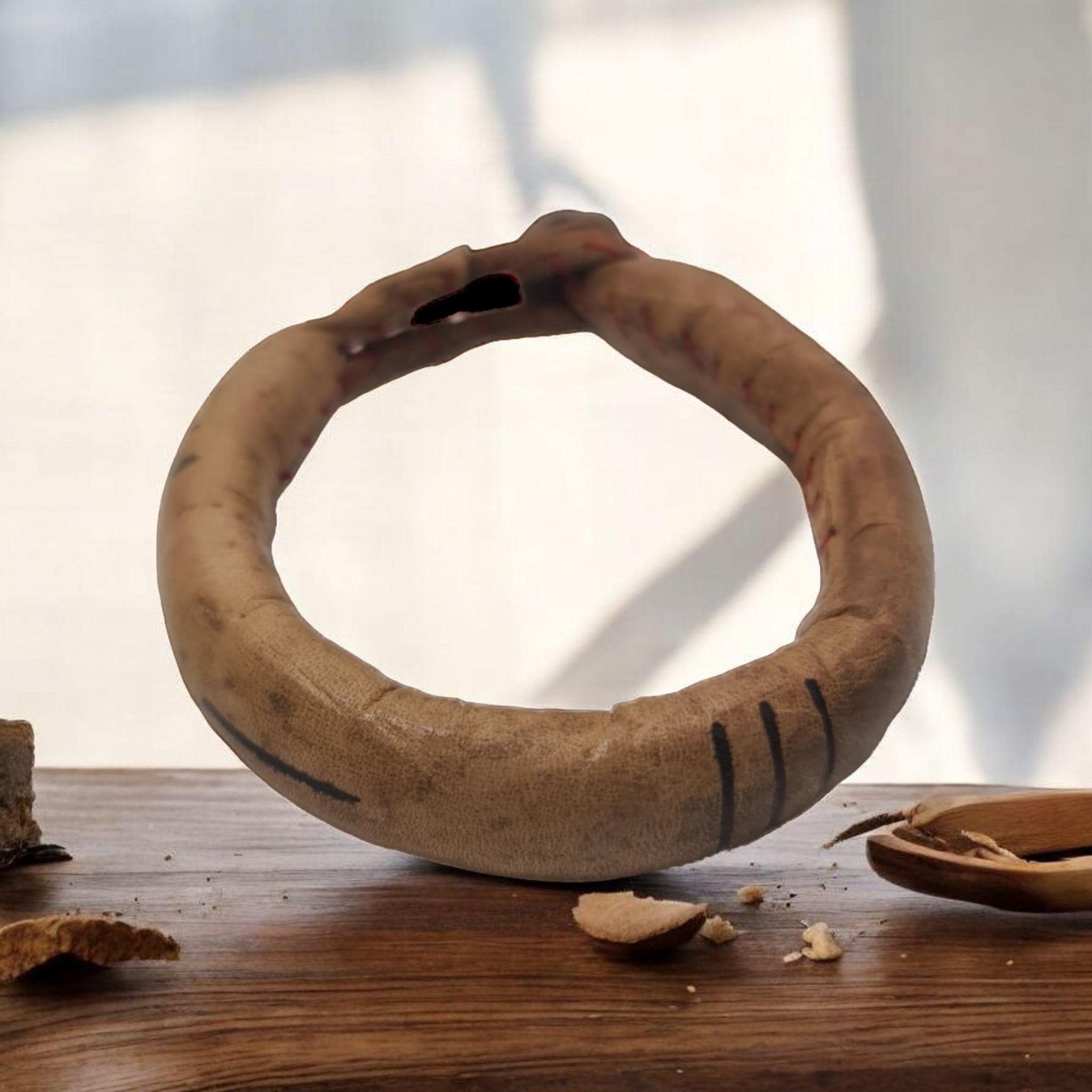 Brazalete de cuero proteccion , Original from Benín Protection , amuleto