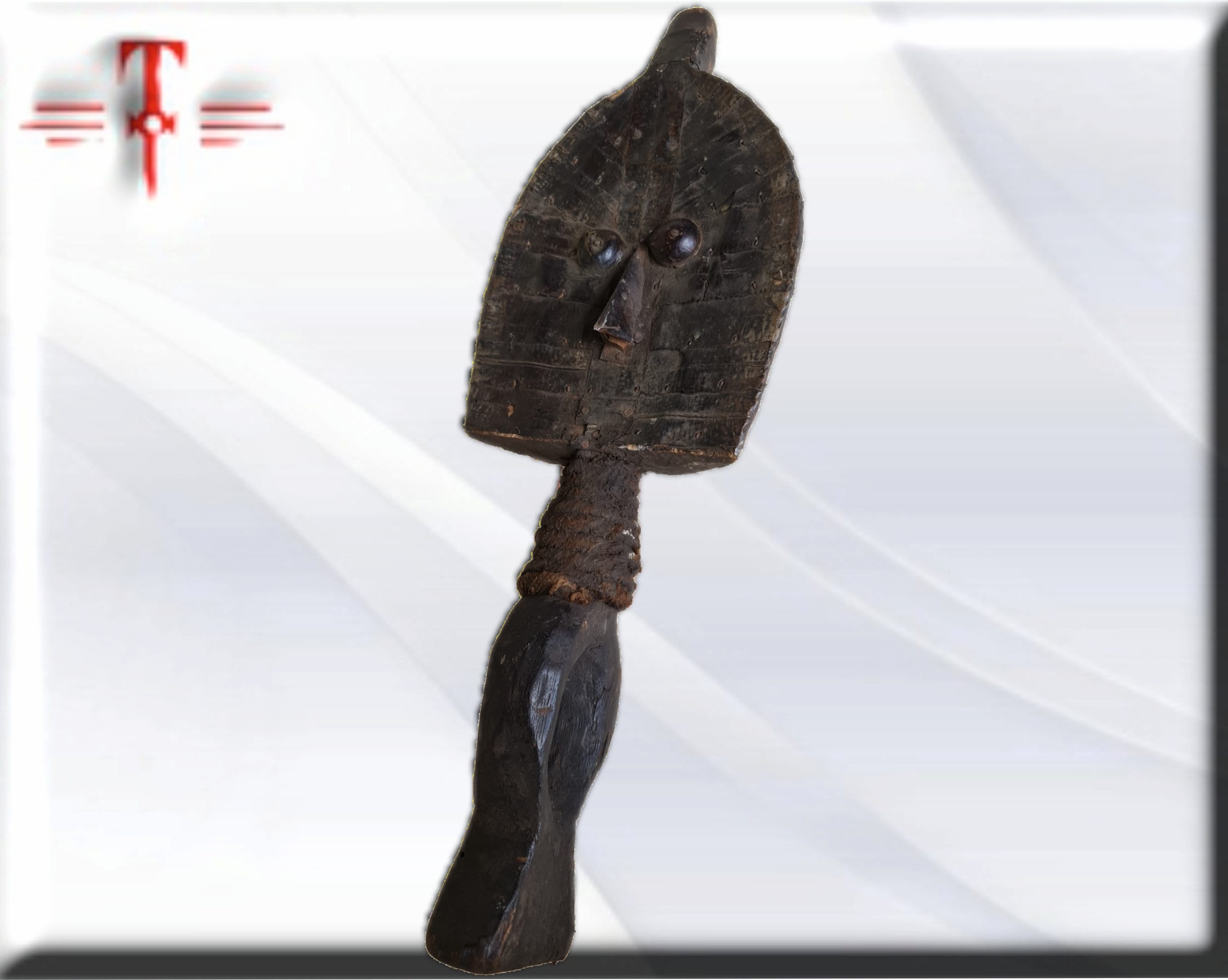 Fetiche Escultura Ritual Bamún (Camerún) – Arte Africano del Siglo XX (48 cm / 18.89") - Imagen 3