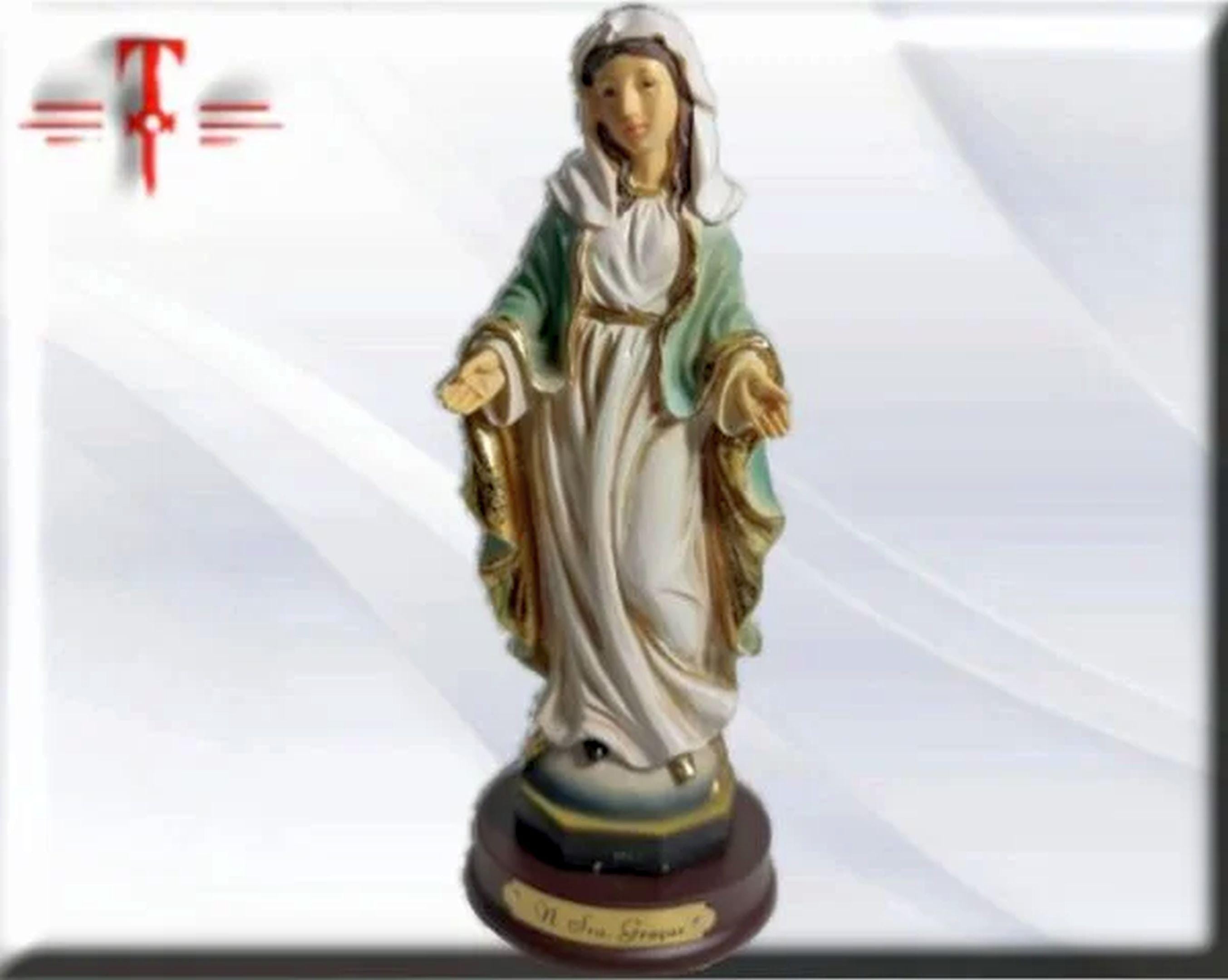 Figura de Nuestra Señora de Gracia en Resina Fina (Varios Tamaños) , productos Religiosos - Image 3