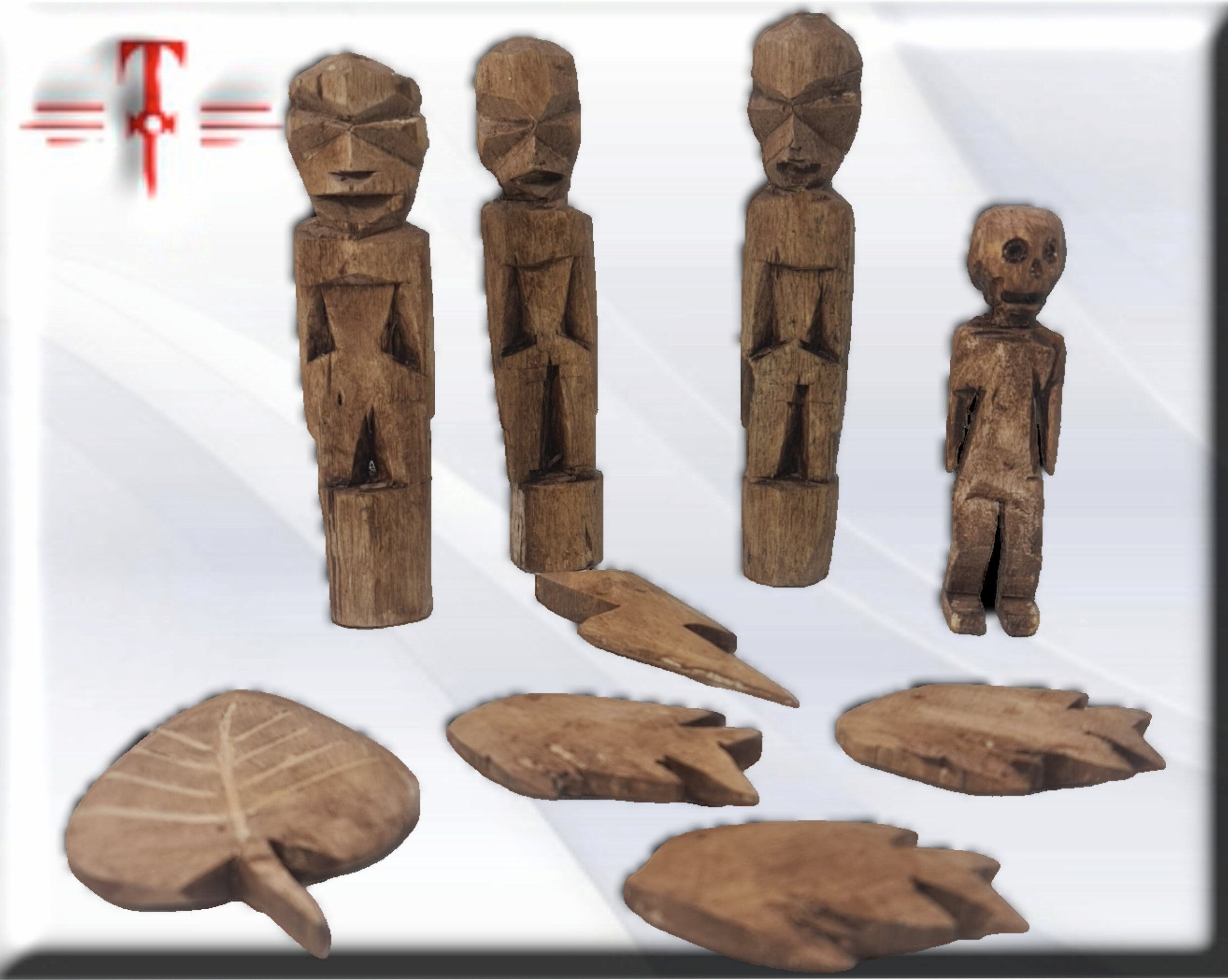 Herramientas de Orun , Mono Oro u Orun madera - santería , yoruba, lucumí - Imagen 3