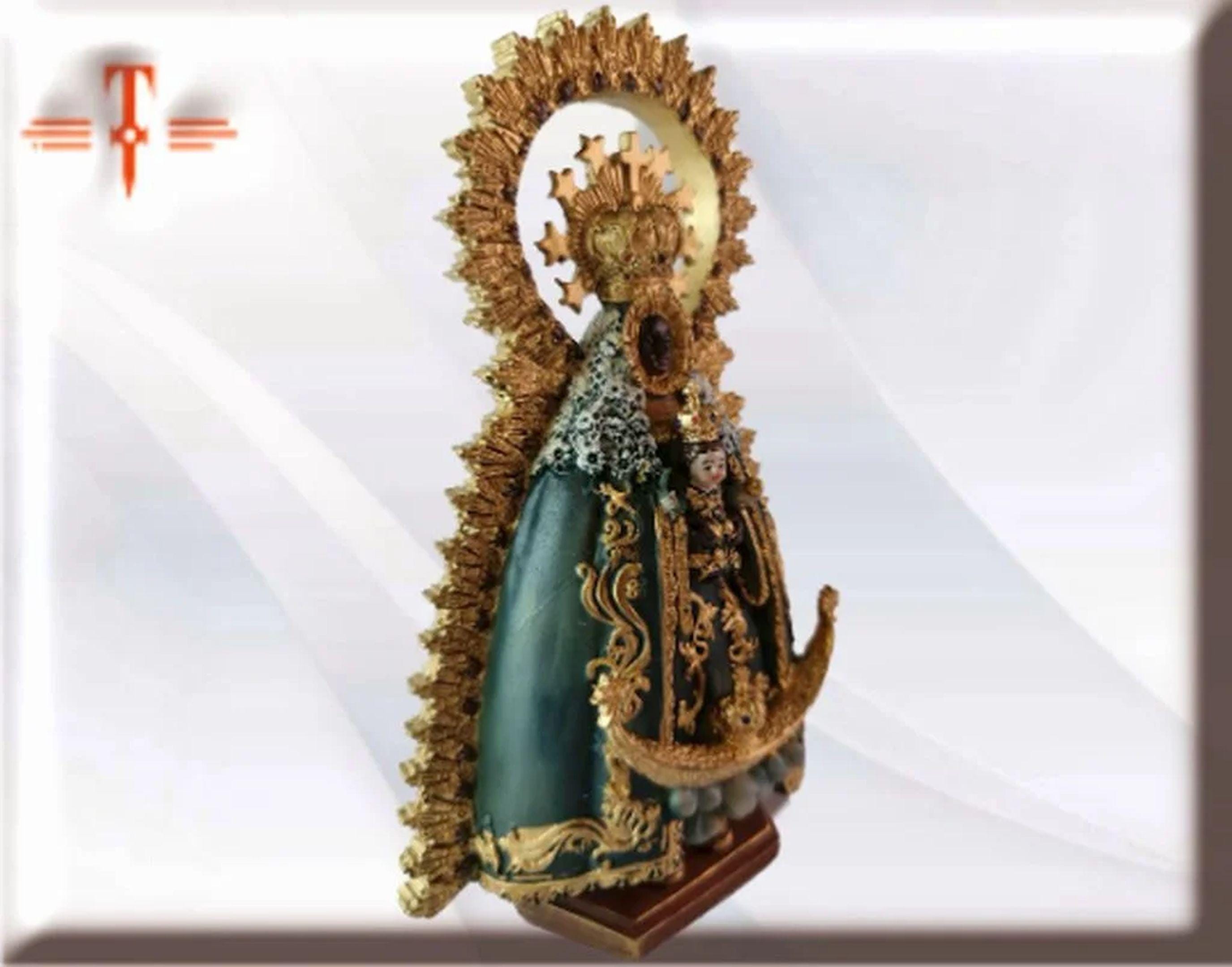 Figura de la Virgen de Regla en Resina Fina – 18 cm, Santos y Vírgenes católicos , productos Religiosos - Image 2
