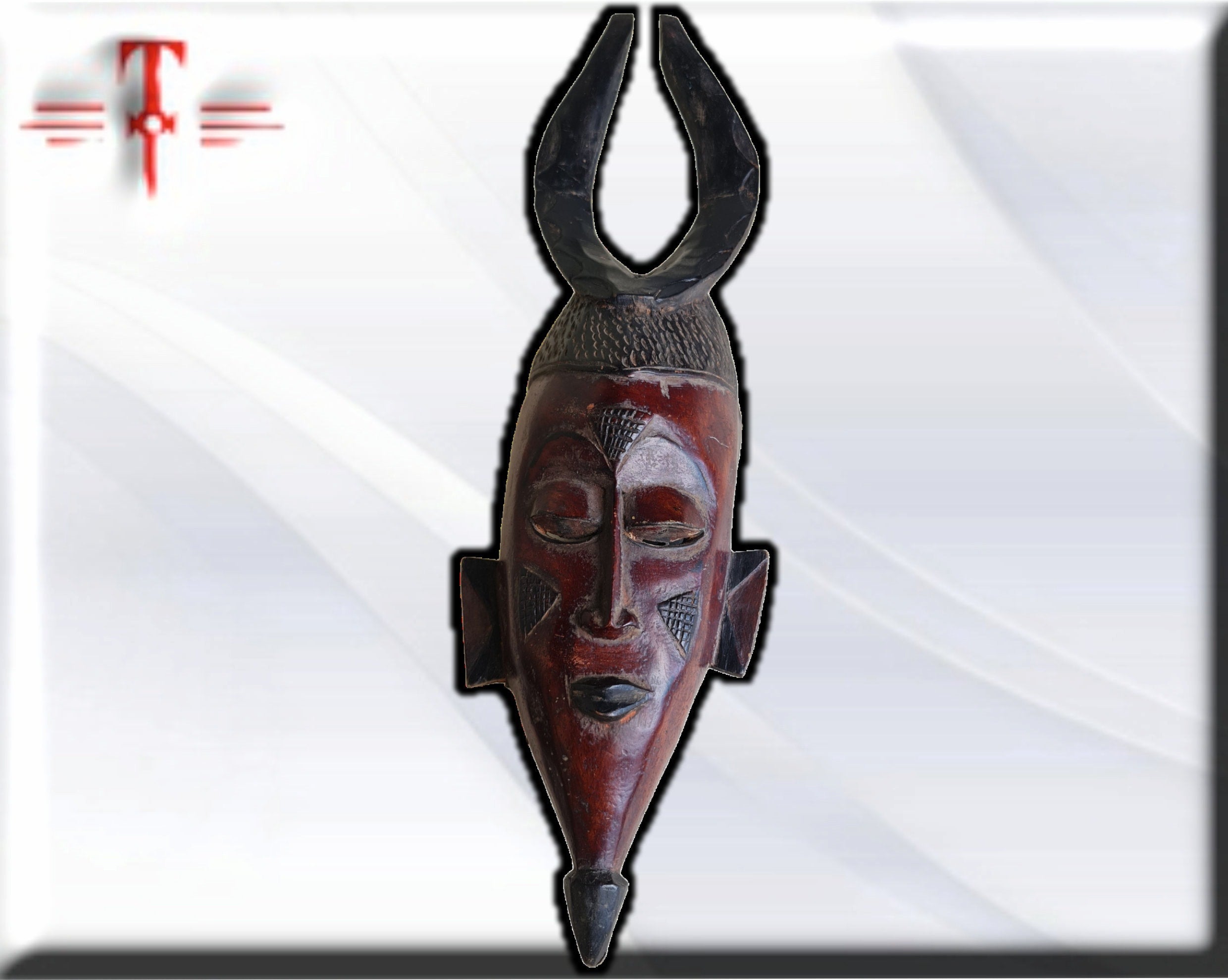Máscara Igala Nigeria , arte Africano , galería de arte , antiguo - Image 3