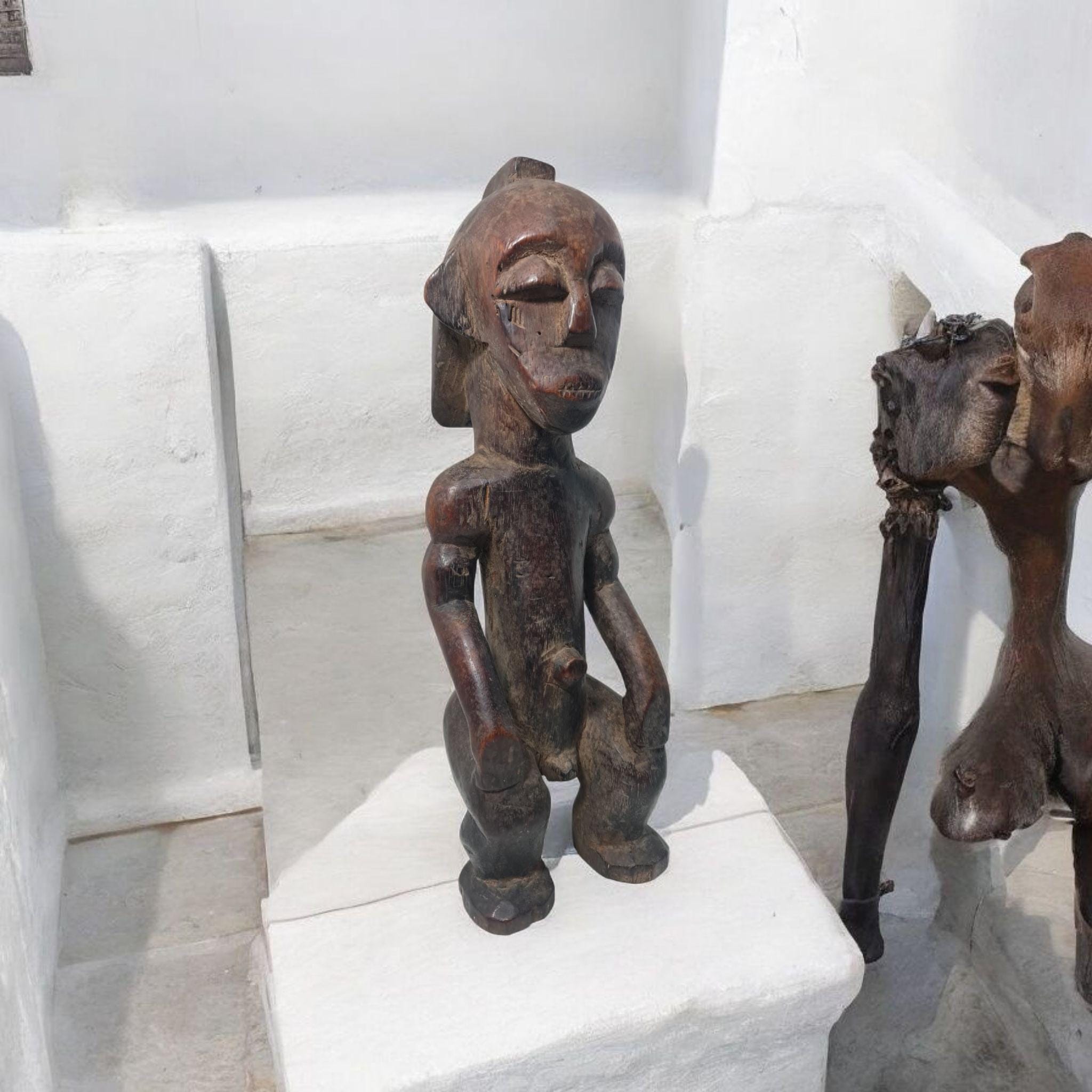 Fetiche africano Congo Tribal , arte Africano , Galería de arte , hecho a mano
