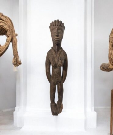 Estatua Africana de madera , arte Africano , Galería de arte , hecho a mano