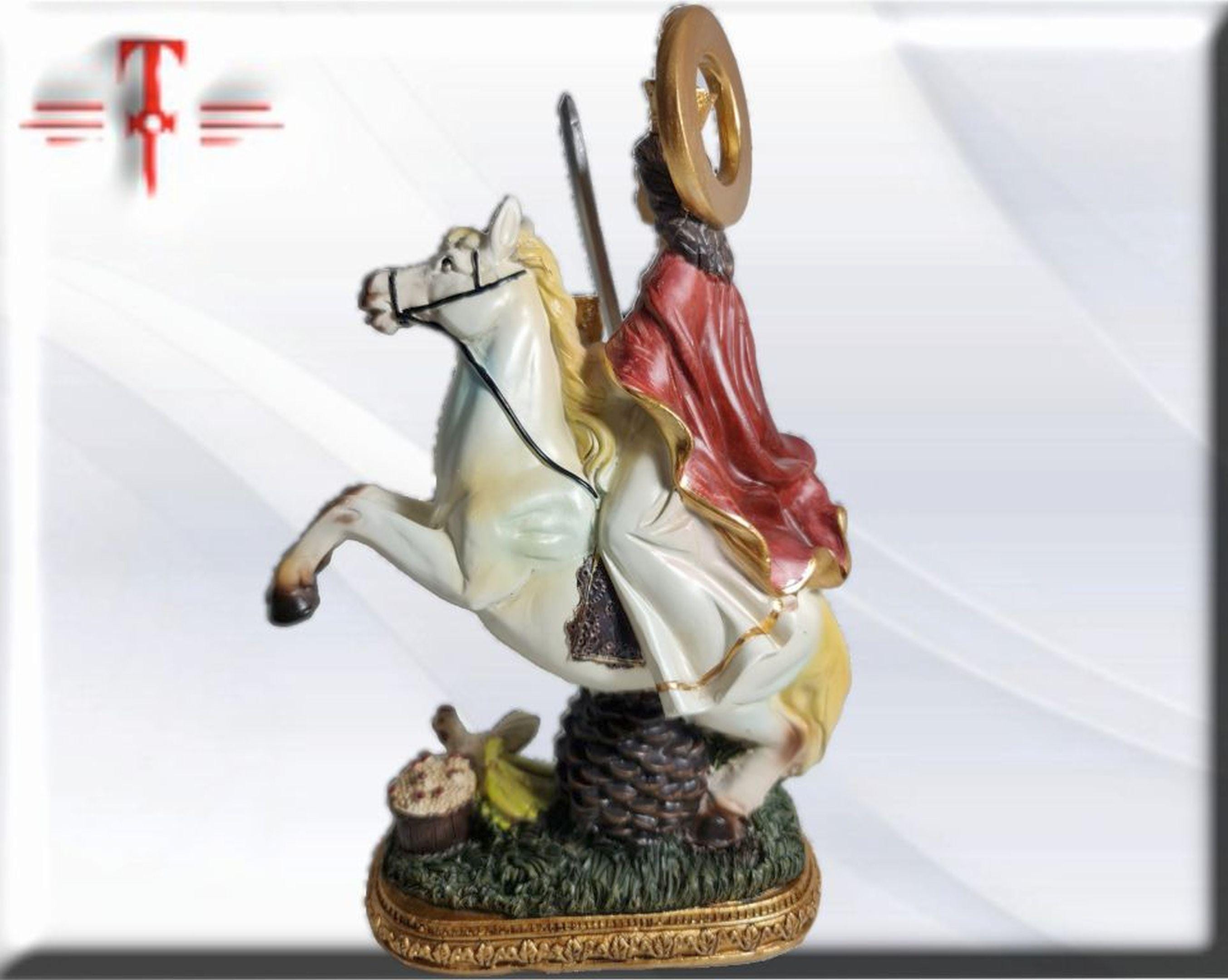 Santa Barbara a caballo , Santos y Vírgenes católicos , productos Religiosos - Imagen 4
