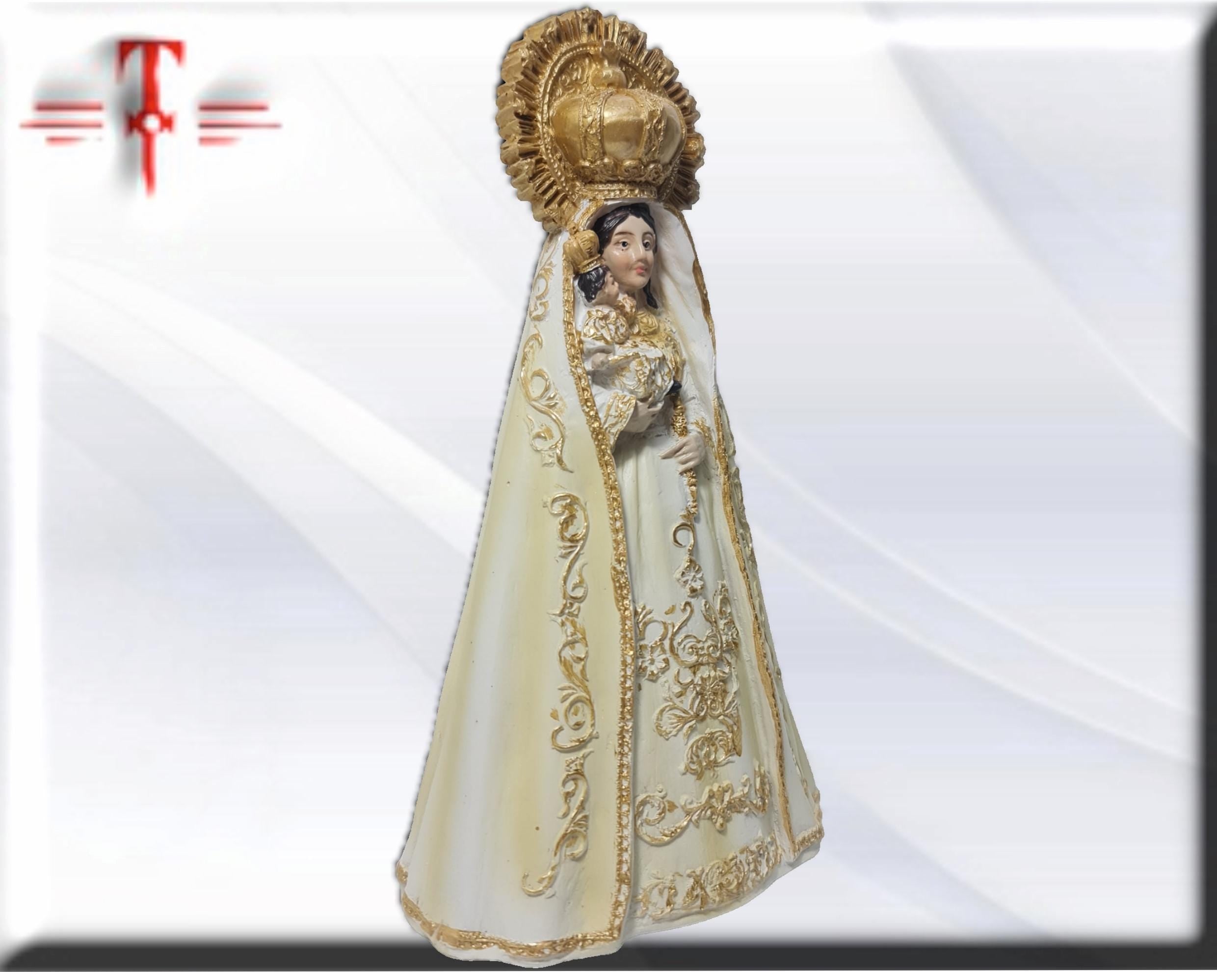 Figura de la Virgen de los Reyes (El Hierro) en Resina Premium – 20 cm , productos Religiosos - Image 7