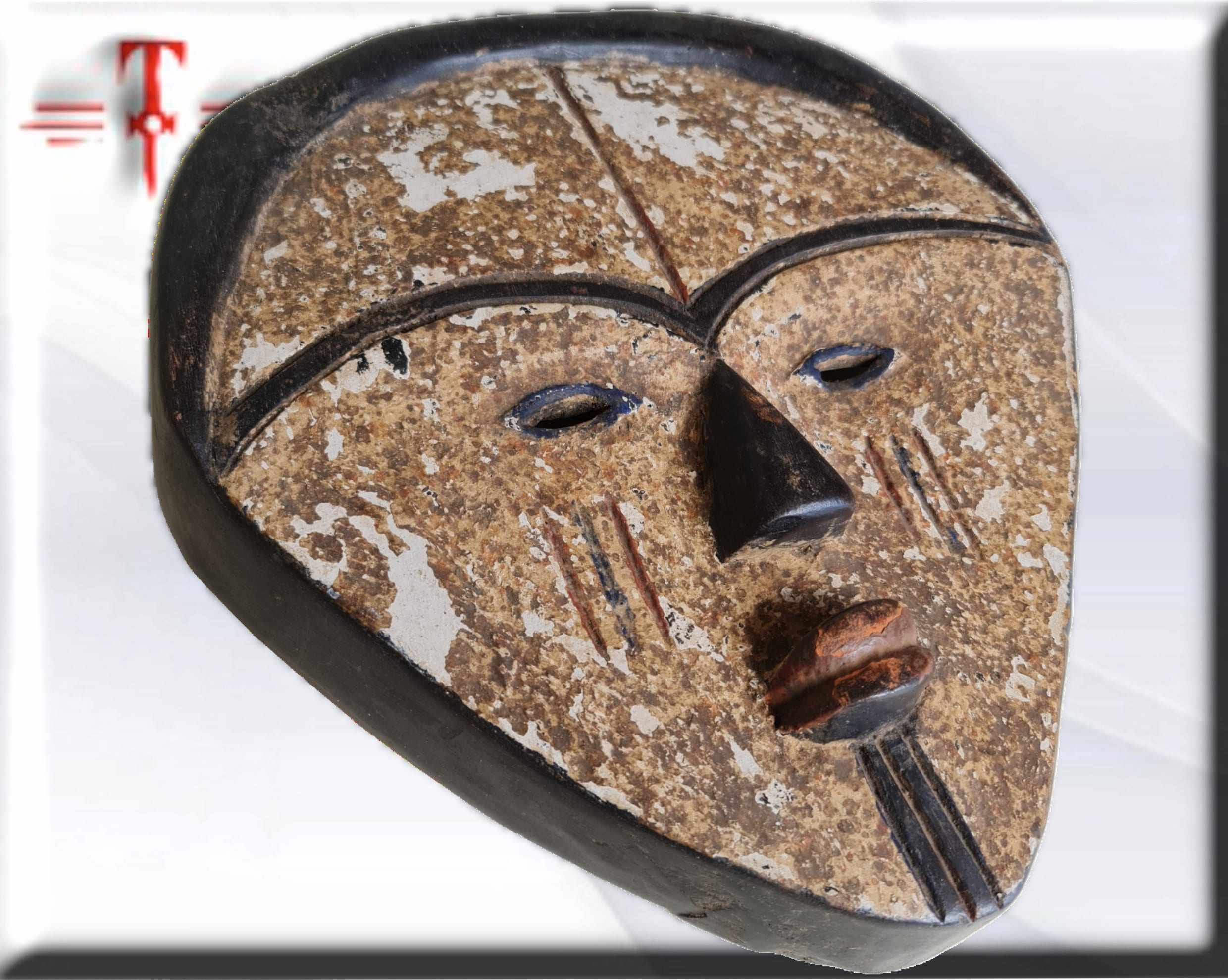 Máscara Antigua Dogón (Mali) – Arte Africano del Siglo XX (32 cm) - Imagen 3